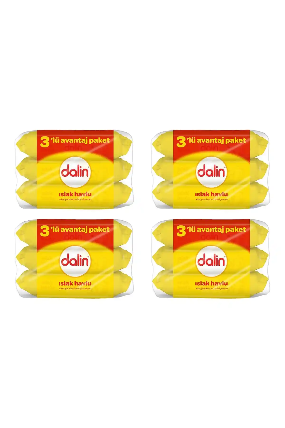 Dalin 56'lı x12 Adet 672 Yapraklık Islak Mendil: Günlük Hijyen ve Konfor İçin İdeal