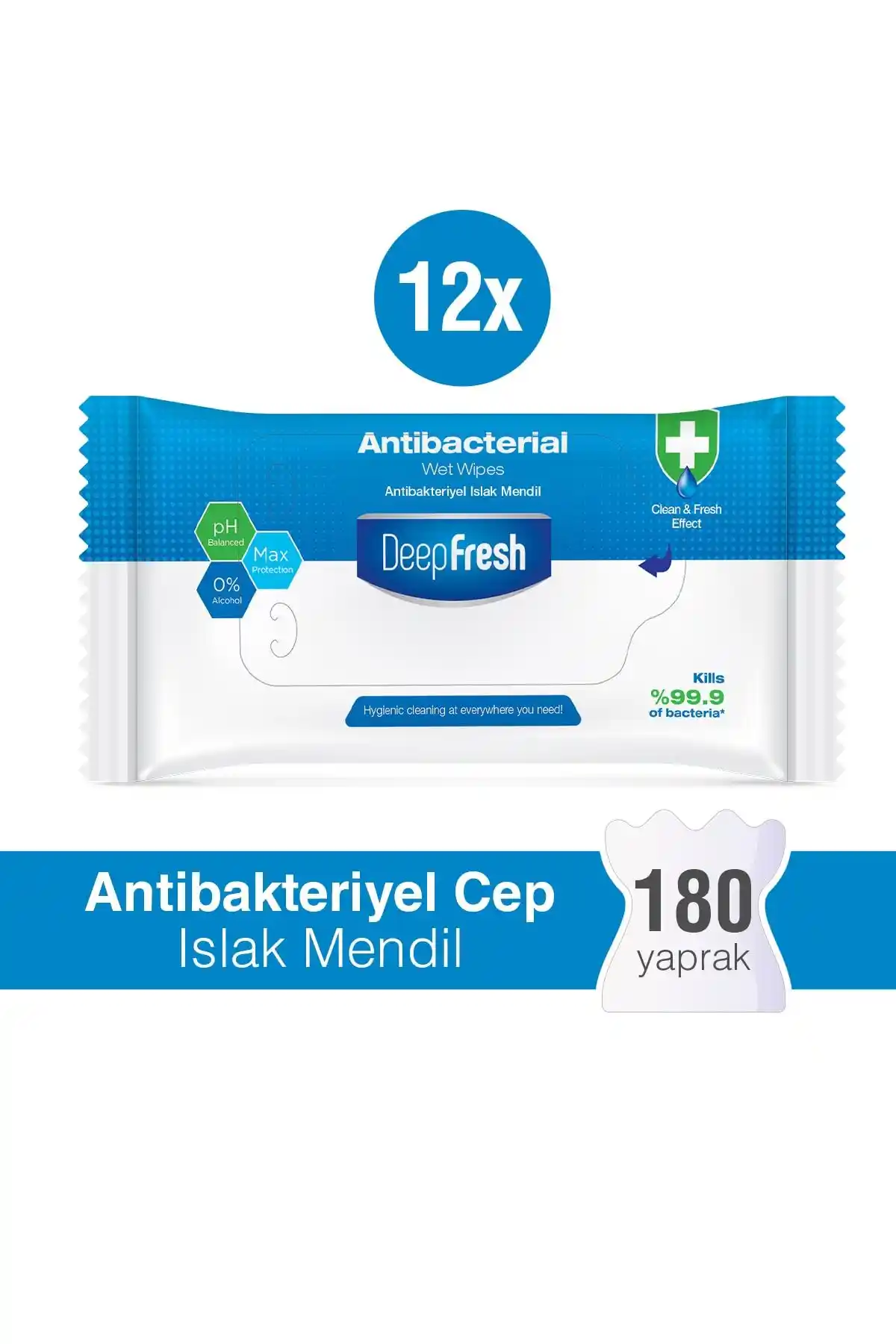 Deep Fresh Antibakteriyel Islak Cep Mendili ile Günlük Hijyen ve Temizlik Çözümleri
