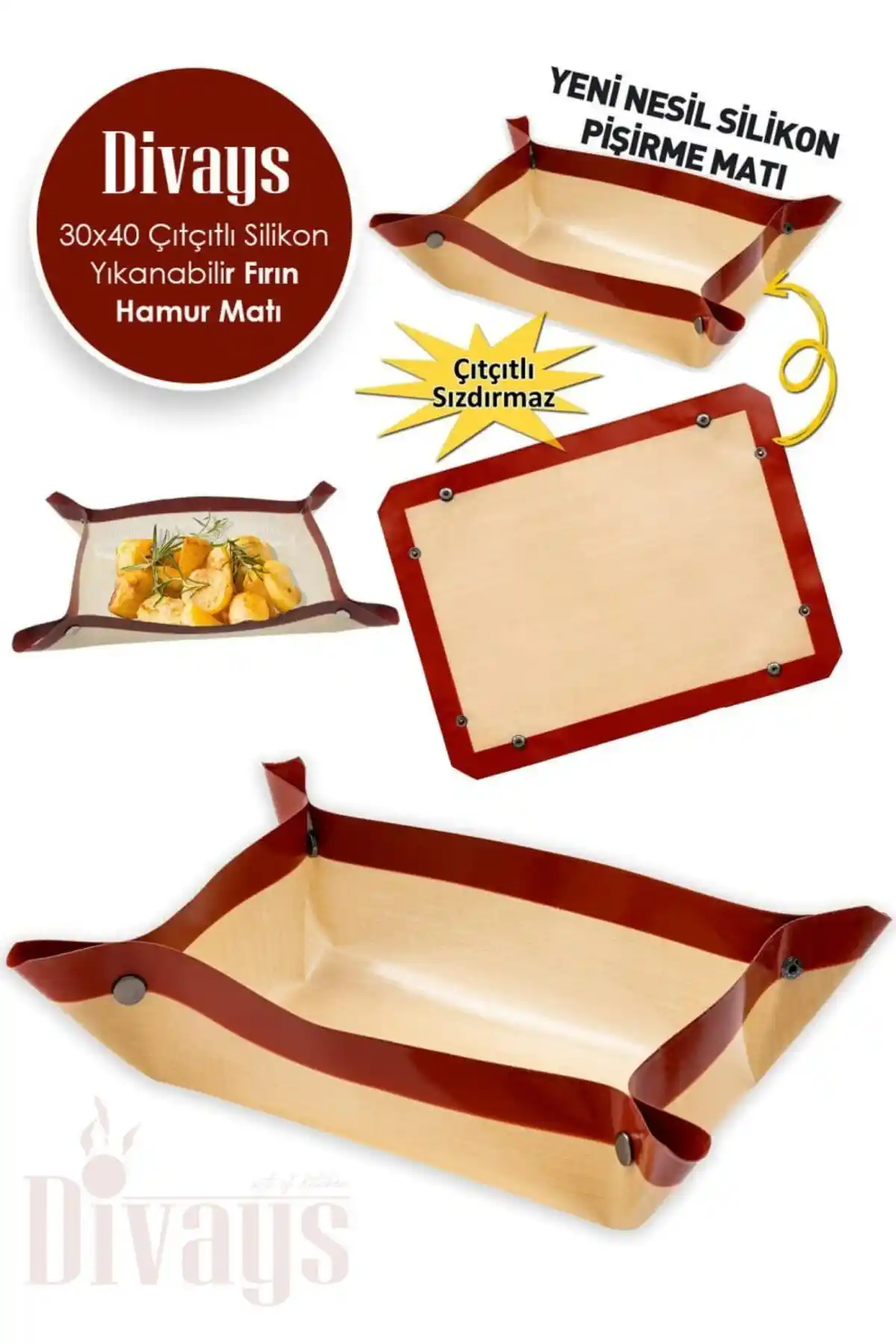 DİVAYS ve faseb 30x40 Silikon Pişirme Matlarının Karşılaştırması ve Kullanım Avantajları