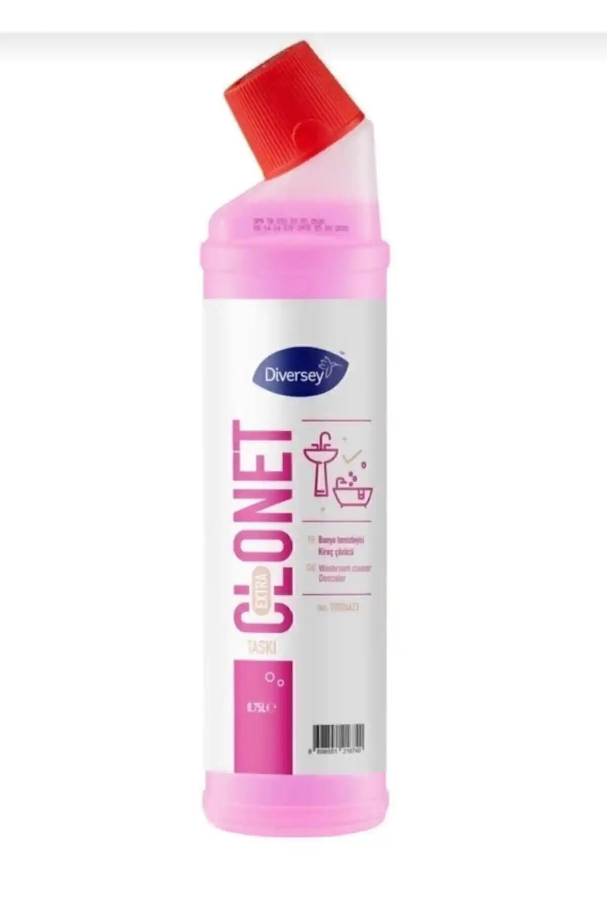 Diversey Clonet Extra Banyo Temizleyici ve Kireç Çözücü 750 ml - Etkili ve Hızlı Temizlik