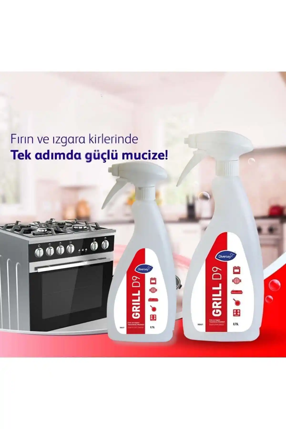 Diversey Suma Grill D9 Karşılaştırması: Güçlü Yağ Çözücü ve Temizlik Etkisi