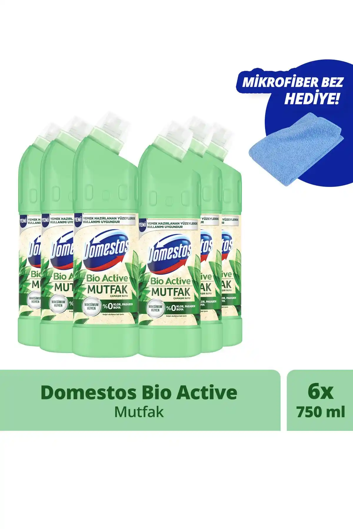 Domestos Bio Active Mutfak ve Çamaşır Suyu ile Güvenilir Hijyen ve Ferah Temizlik