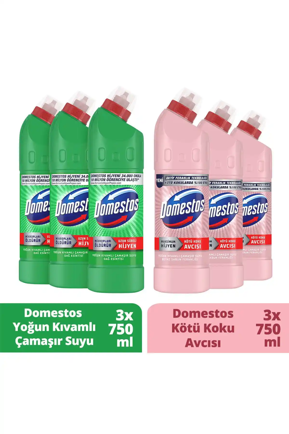 Domestos Çamaşır Suyu Beyaz Sabun Ferahlığı: Güçlü Temizlik ve Hoş Kokusu ile Yüksek Performans