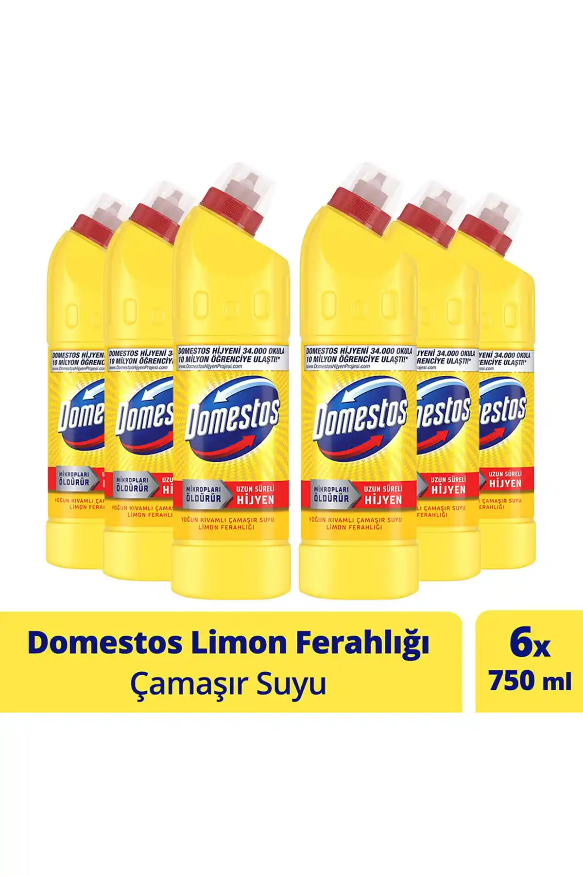 Domestos Limon Ferahlığı Çamaşır Suyu: Güçlü Temizlik ve Ferahlık Sağlayan Ürün