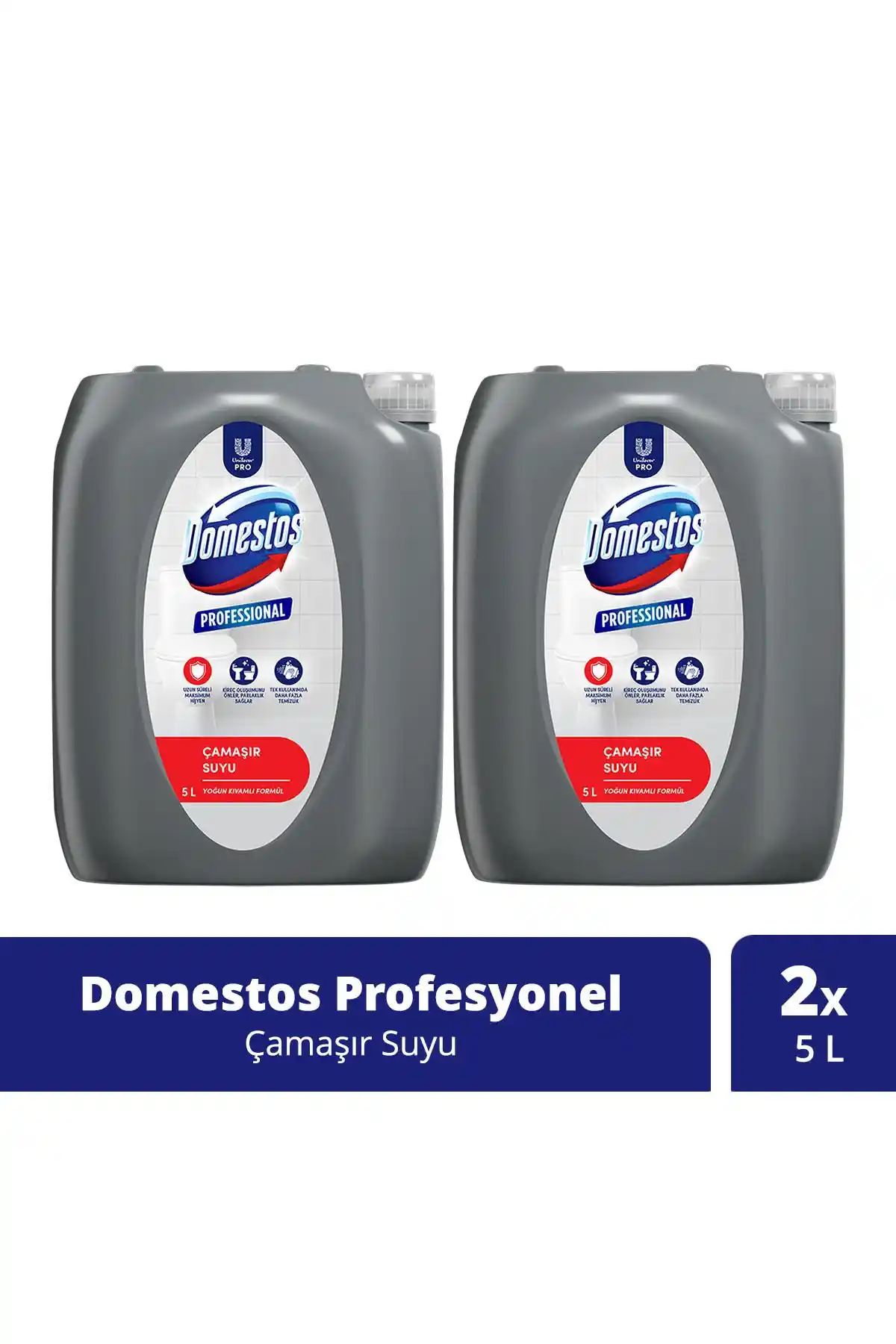 Domestos Profesyonel Çamaşır Suyu 5 L Konsantre Hijyen ve Temizlik Çözümü