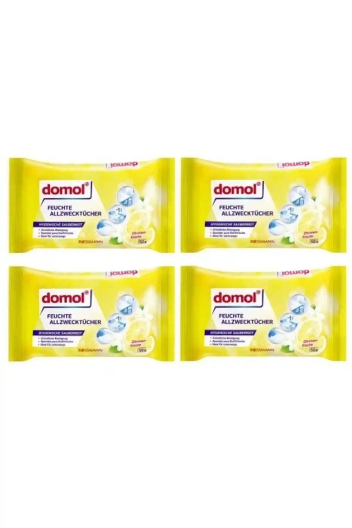 Domol Hijyen Mendili Çok Amaçlı Bez Limonlu: Günlük Temizlik ve Dezenfeksiyon İçin Pratik Çözüm