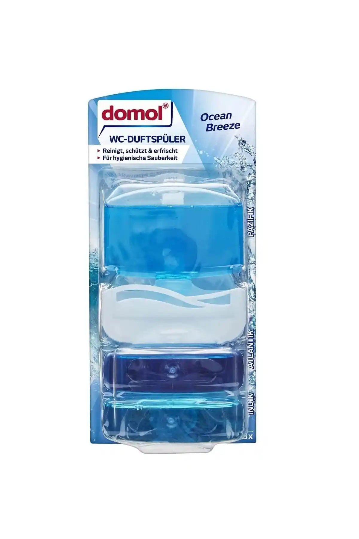 Domol Jel Tuvalet Koku Giderici Okyanus Esintisi ile Ferah ve Temiz Banyo Atmosferi