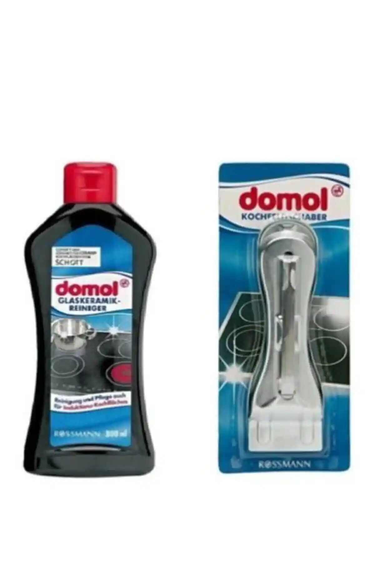 Domol Ocak Kazıyıcı Spatula ve Losyon Seti ile Mutfak Temizliğinde Etkili Çözüm