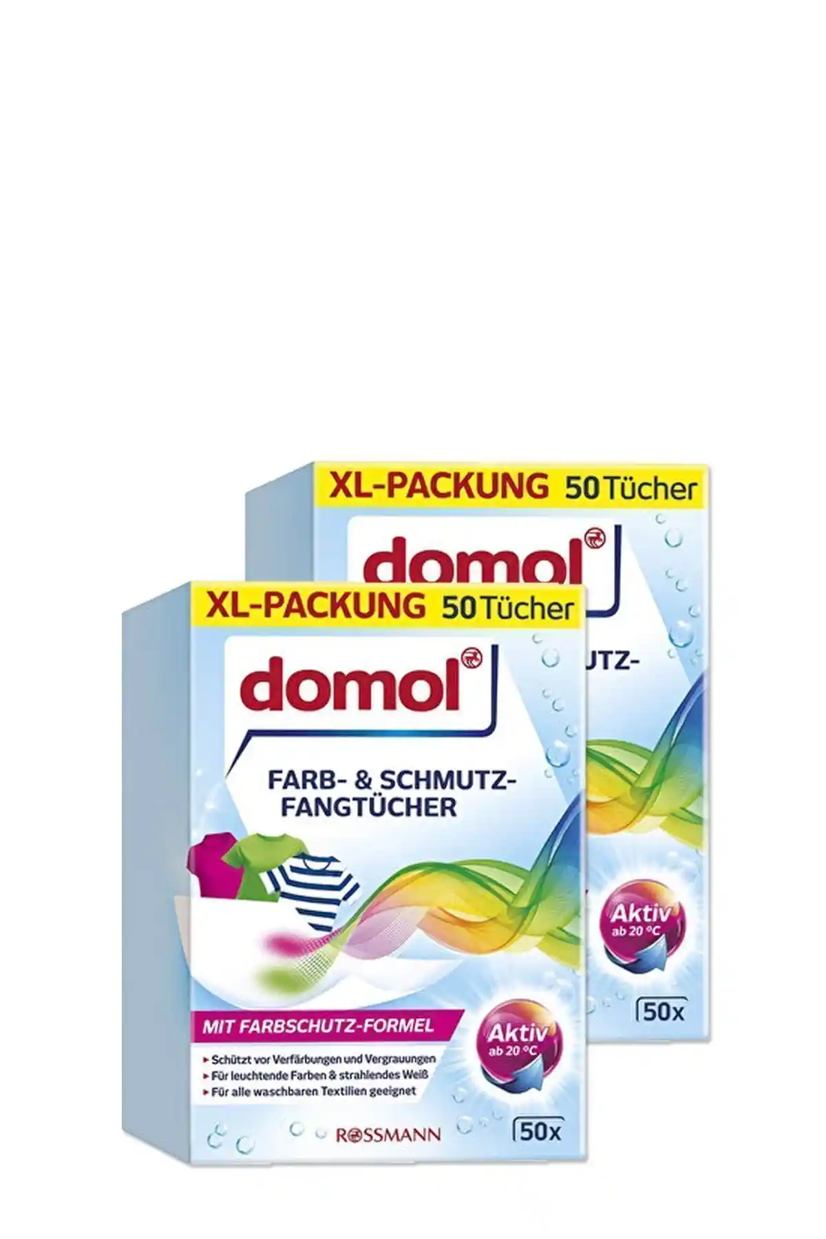 Domol Renk Ayırıcı Mendil 50'li Paket Çamaşır Renk Koruyucu ve Uzun Ömürlü Tekstil Bakımı