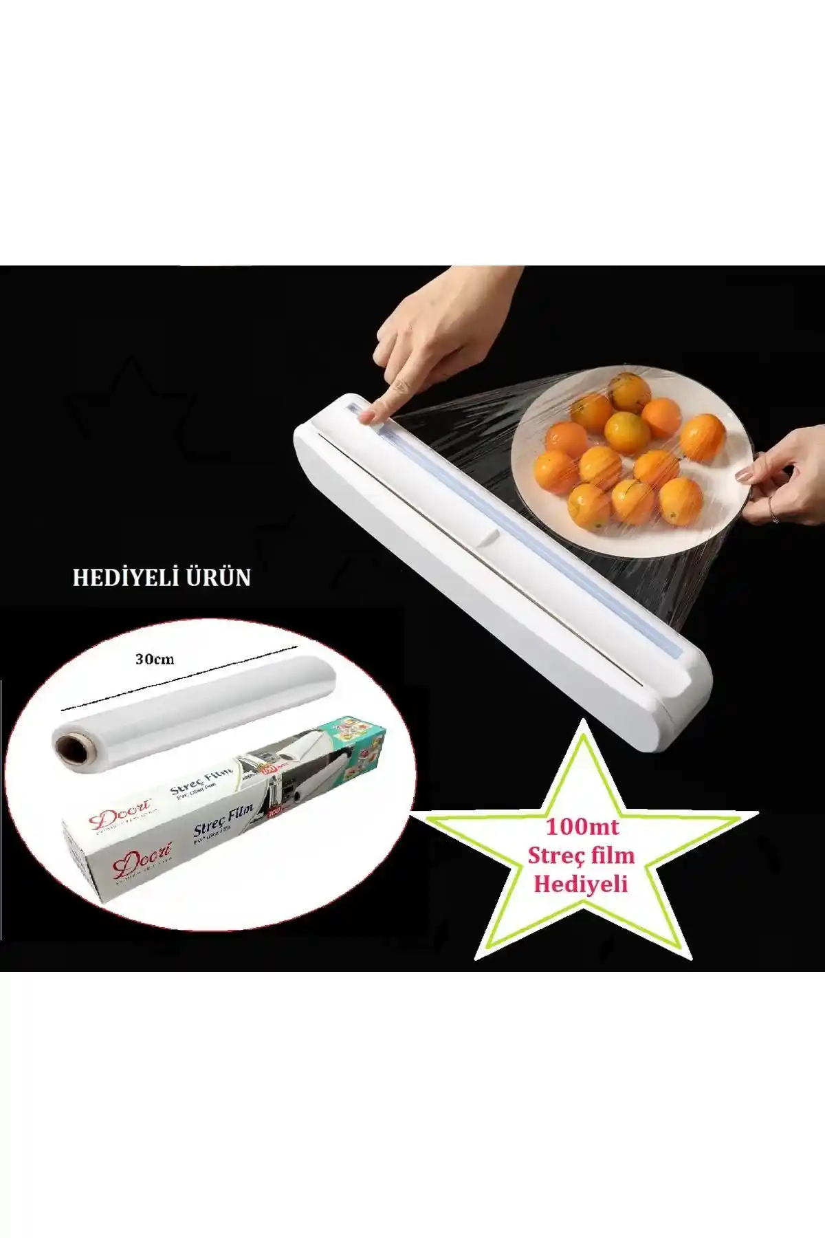 Doori 100 Metre Streç Film ve Kesme Aparatı Pratik ve Ekonomik Çözüm