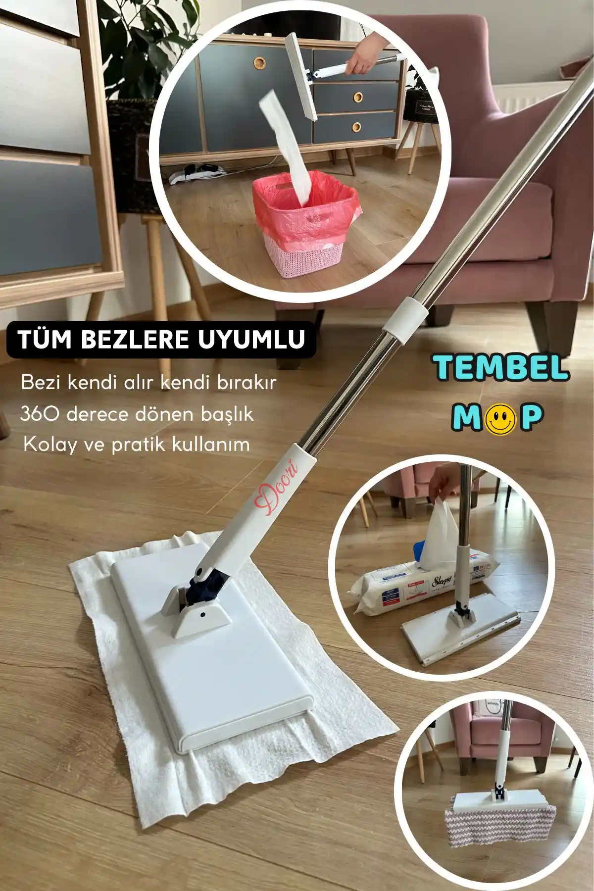 Doori Tembel Mop ve Diğer Markaların Yüzey Temizleme Moplarının Karşılaştırması