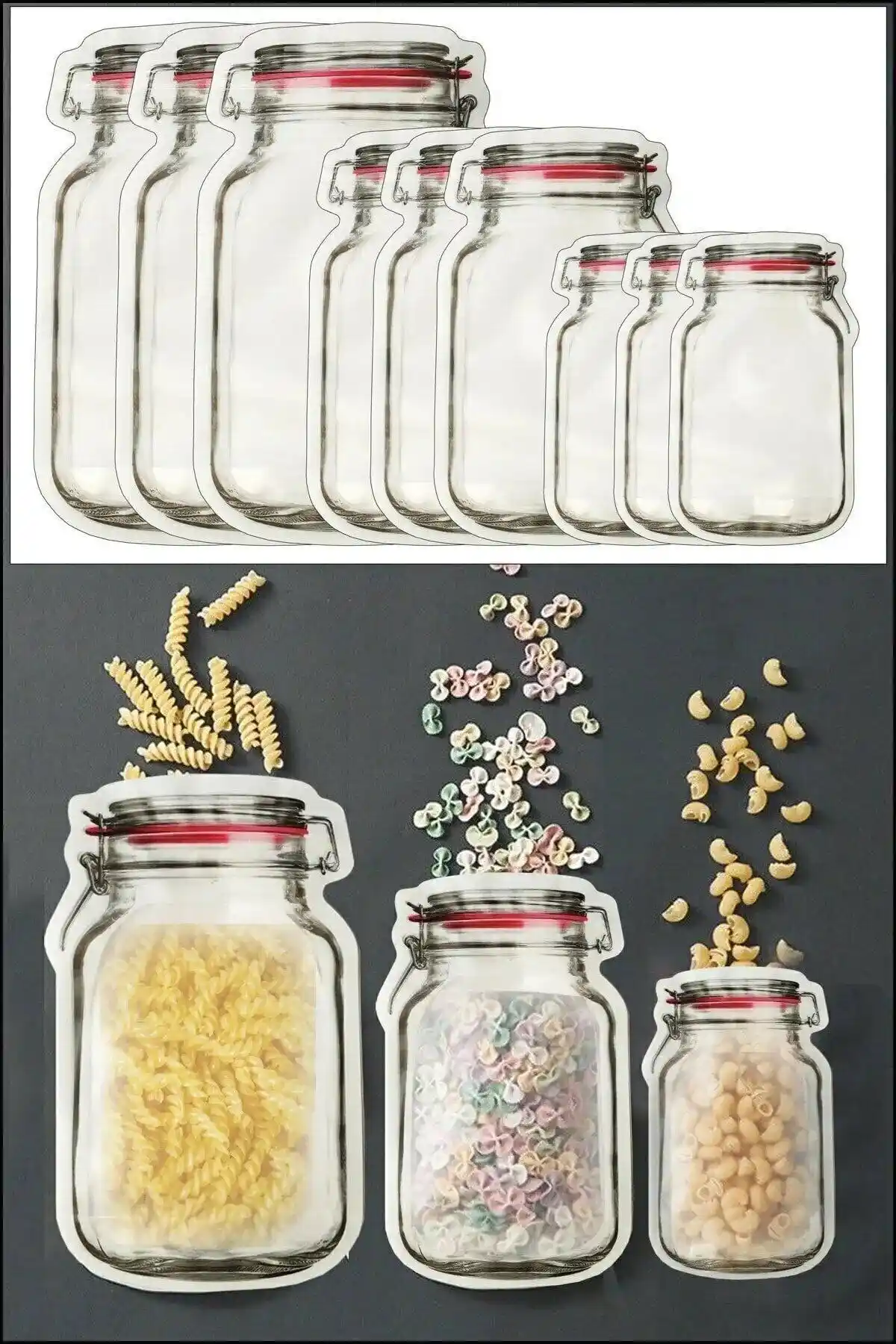 Dream Plus 9'lu Kavanoz Seti: Şık ve Pratik Saklama Çözümleri