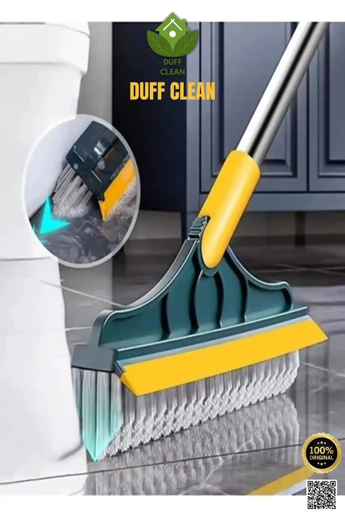 DUFF CLEAN V-Şekil Temizleme Fırçası ile Dar ve Ulaşılması Güç Alanlarda Etkili Temizlik Çözümü