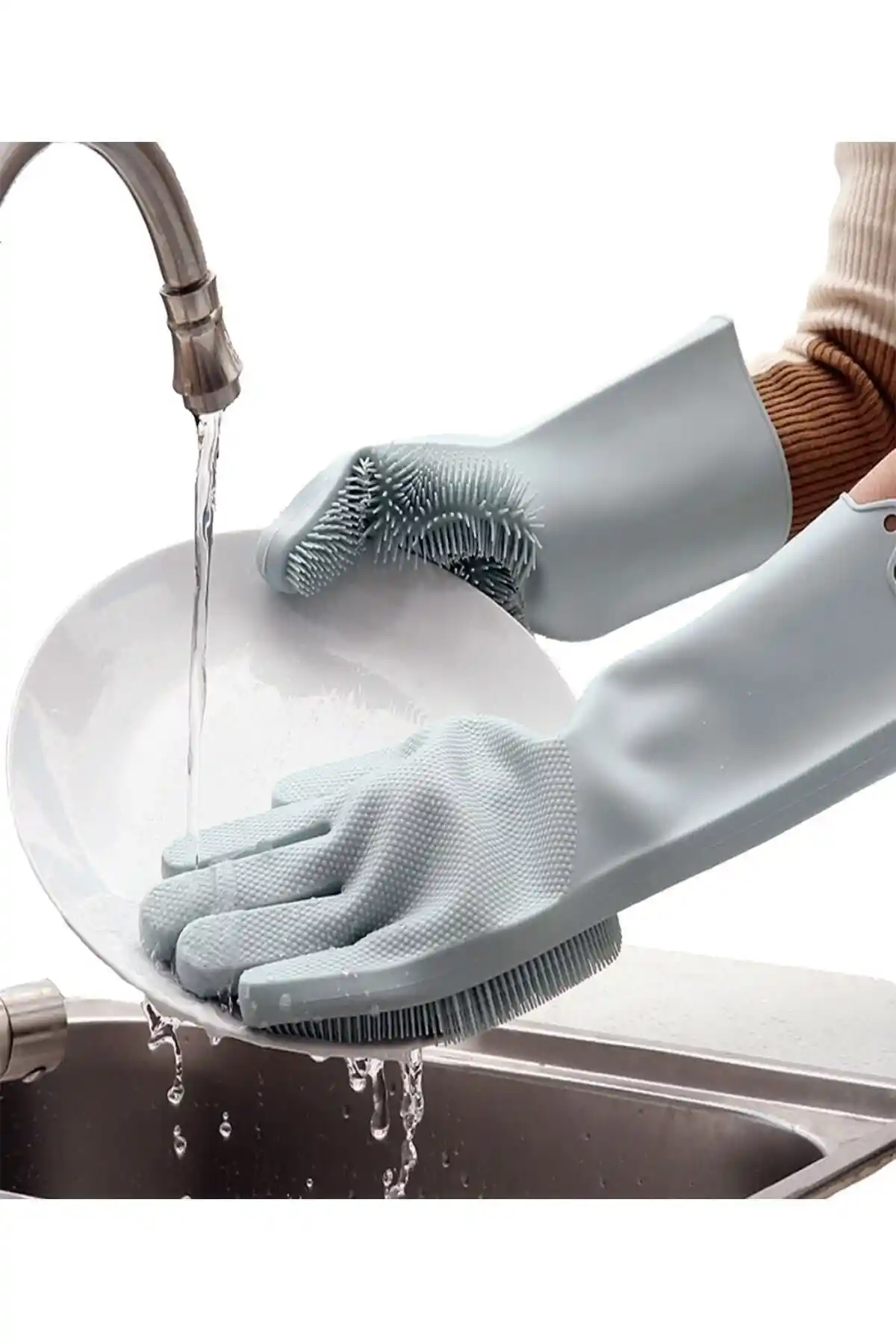 Duffa Silikon Eldiven ile Çok Yönlü Temizlik Çözümü Mutfak ve Banyo İçin Uygun