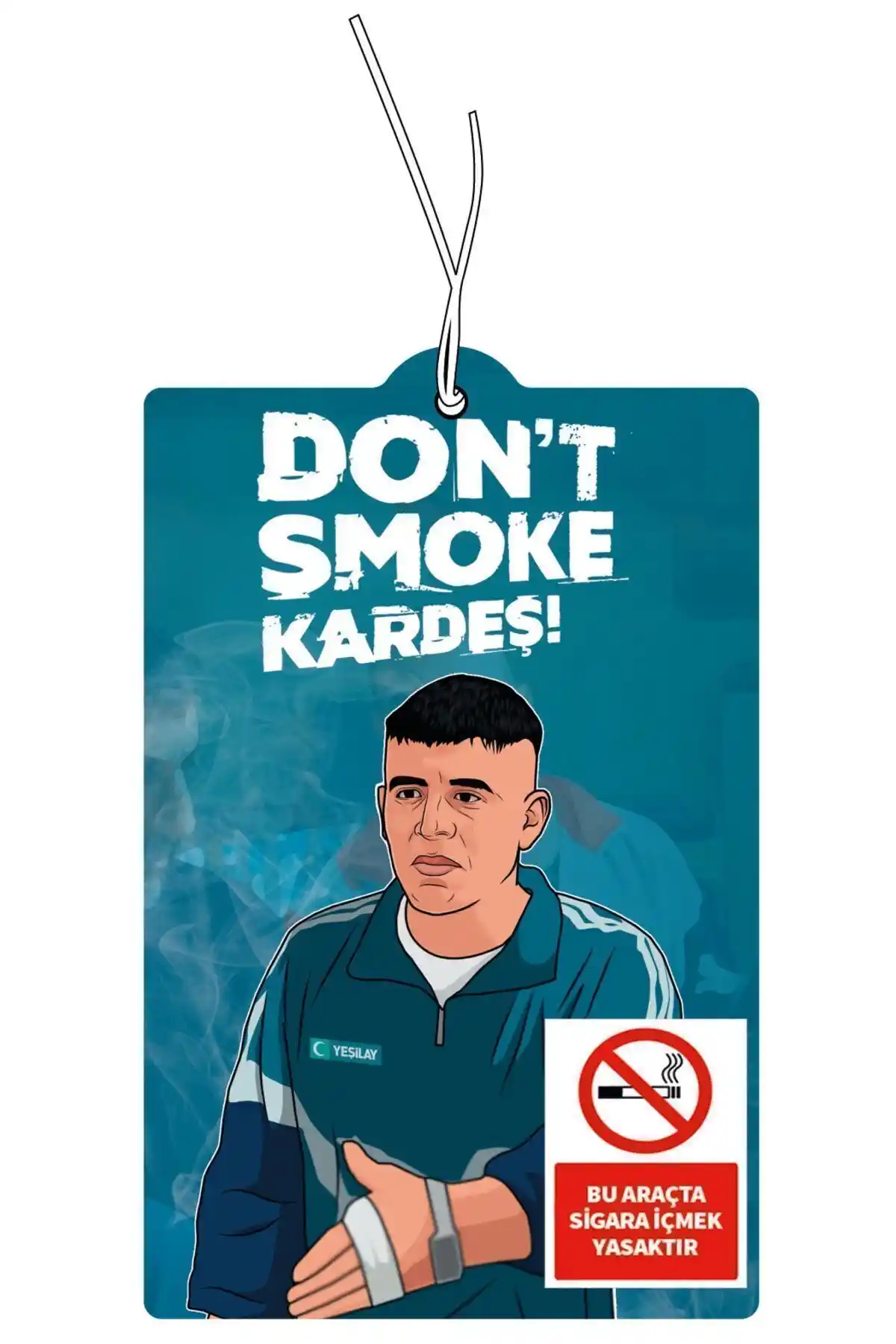 Duftpalm Sıfır Bir Cio Don't Smoke Kardeş Sigara İçilmez Dekoratif Araç Kokusu
