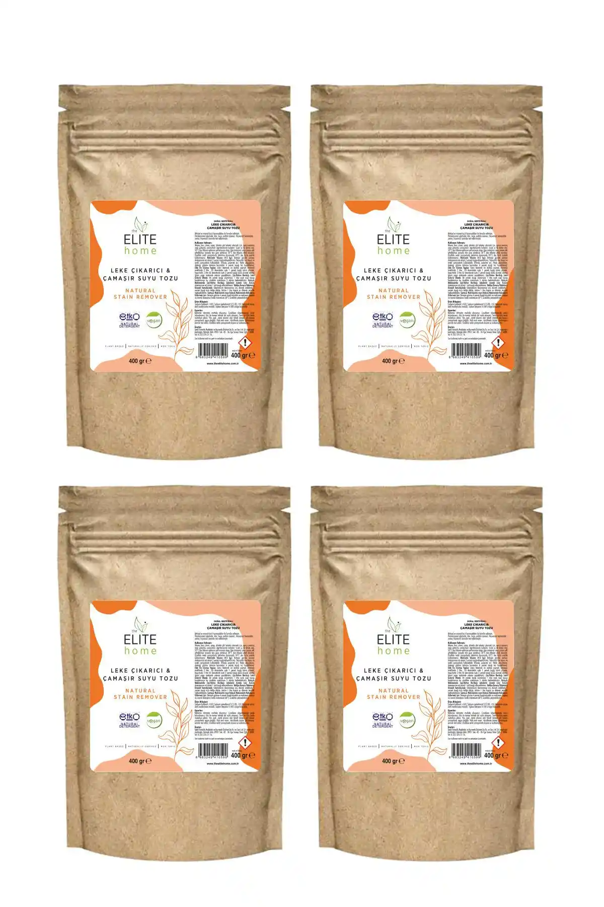 Elite Home Doğal Vegan Leke Çıkarıcı Çamaşır Suyu Tozu Temizlikte Güç ve Doğallık Sağlar