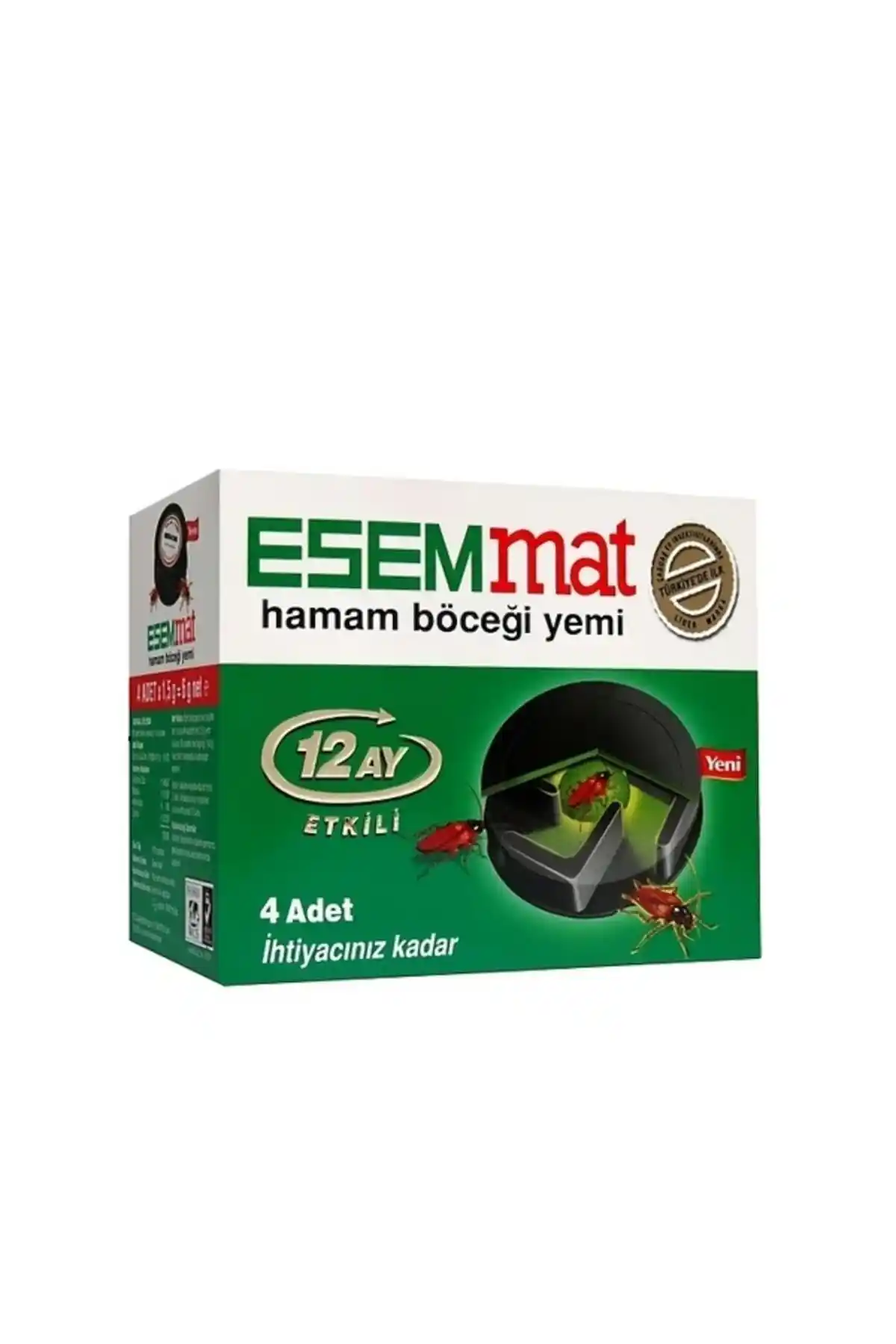 Esemat Hamam Böceği Yemi: Güvenilir ve Uzun Süreli Böcek Kontrol Çözümü