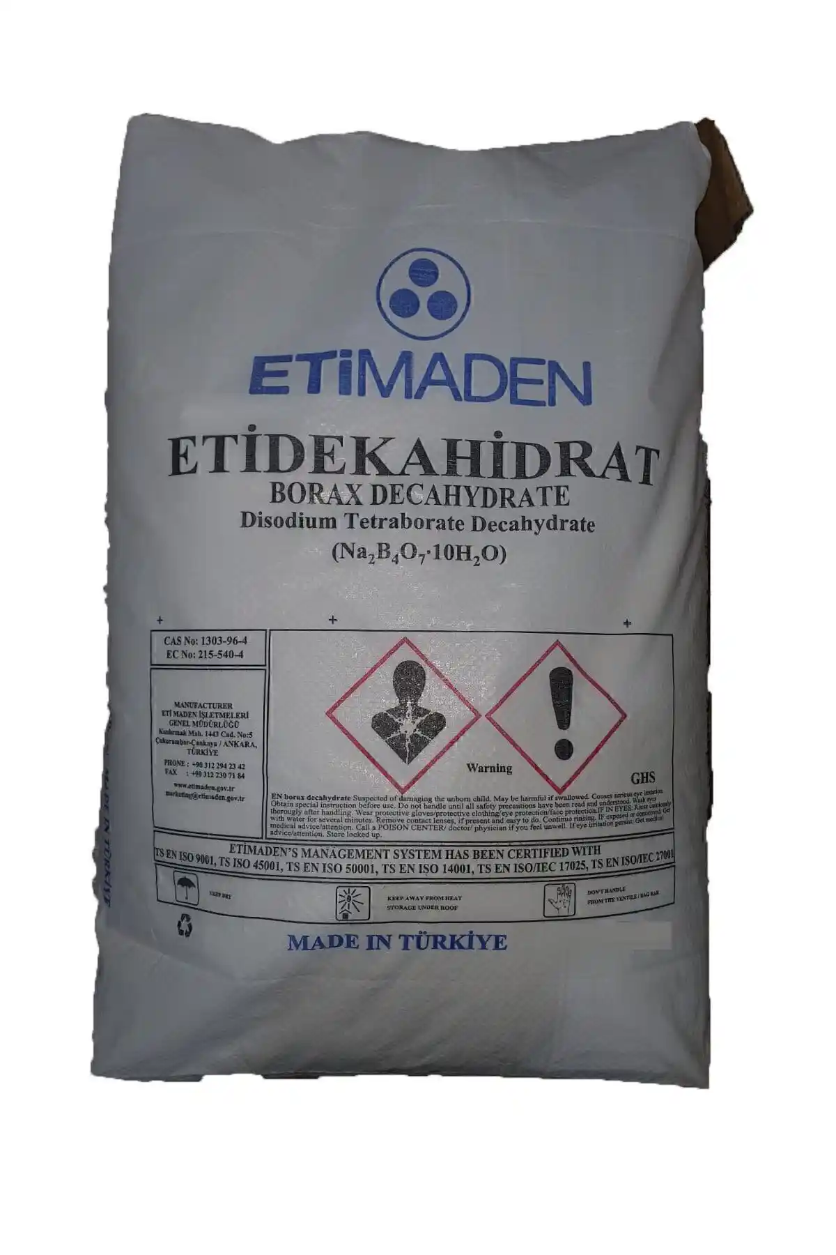 Eti Maden Saf Boraks 3 Kg Doğal ve Çok Amaçlı Temizlik Çözümü