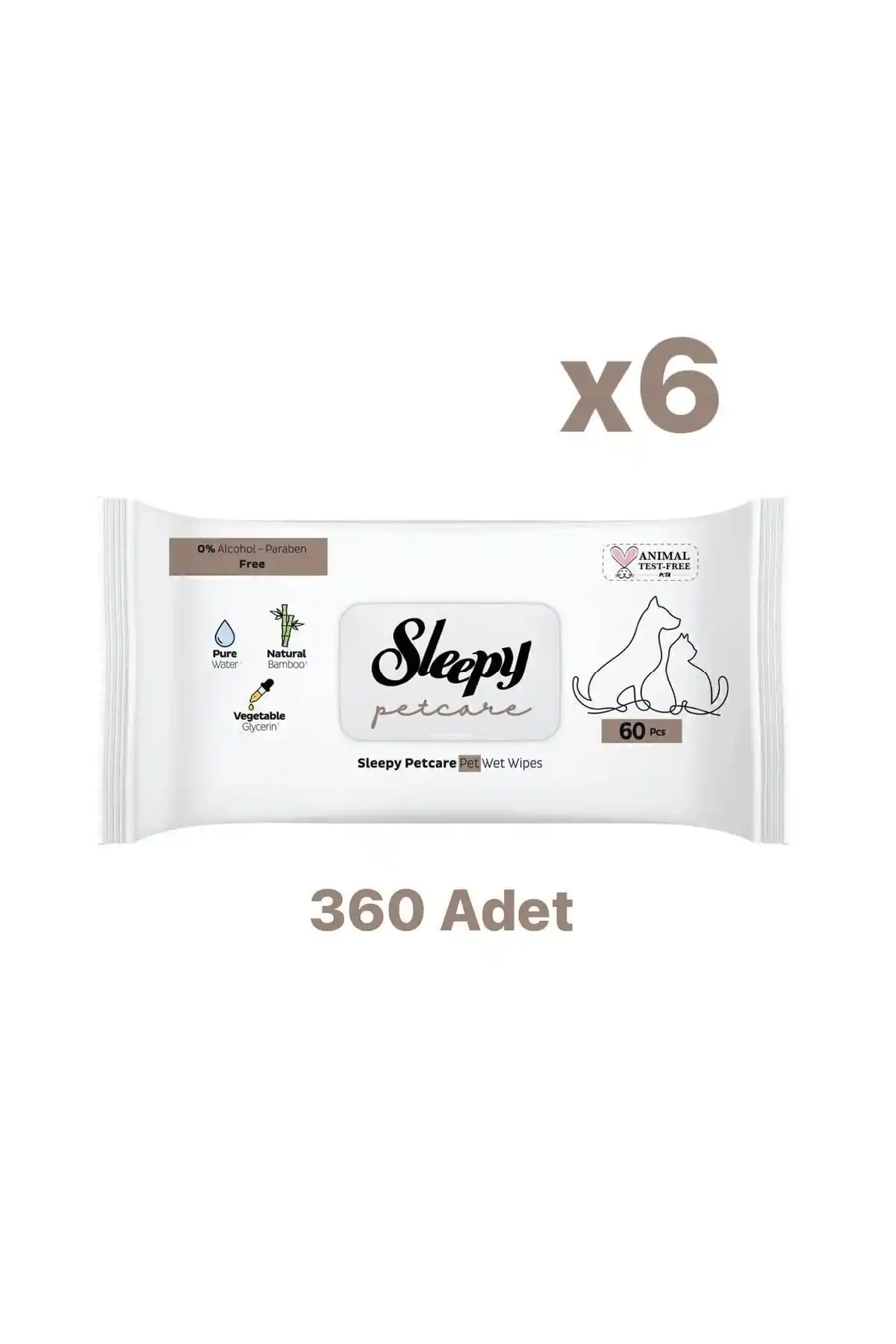 Evcil Hayvanlar İçin Güvenilir ve Pratik Temizlik Çözümü: Sleepy Petcare Islak Havlusu