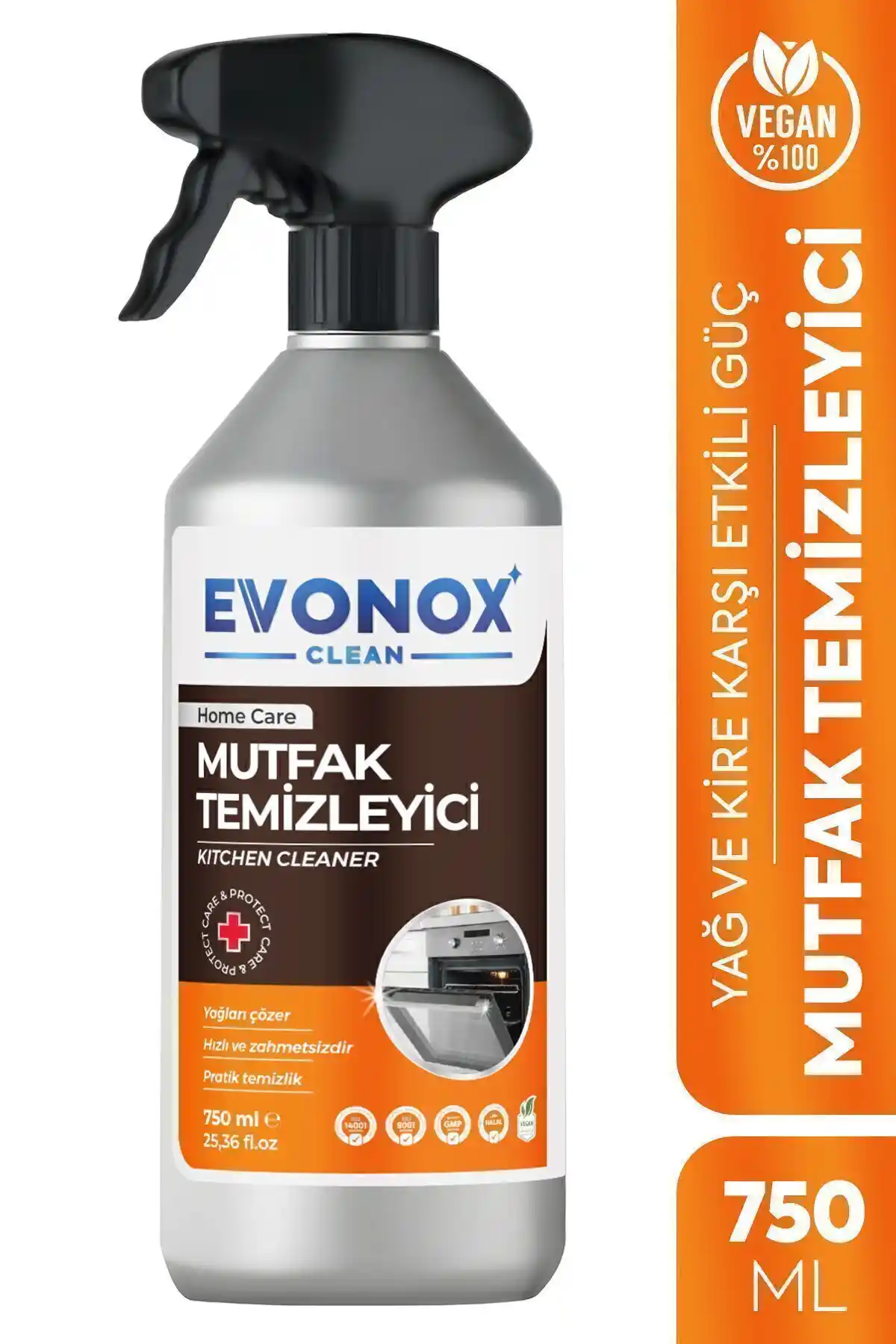 Evonox Clean Ultra Güçlü Mutfak Yüzey Temizleyici ve Yağ Sökücü Özellikleri ve Kullanım Rehberi