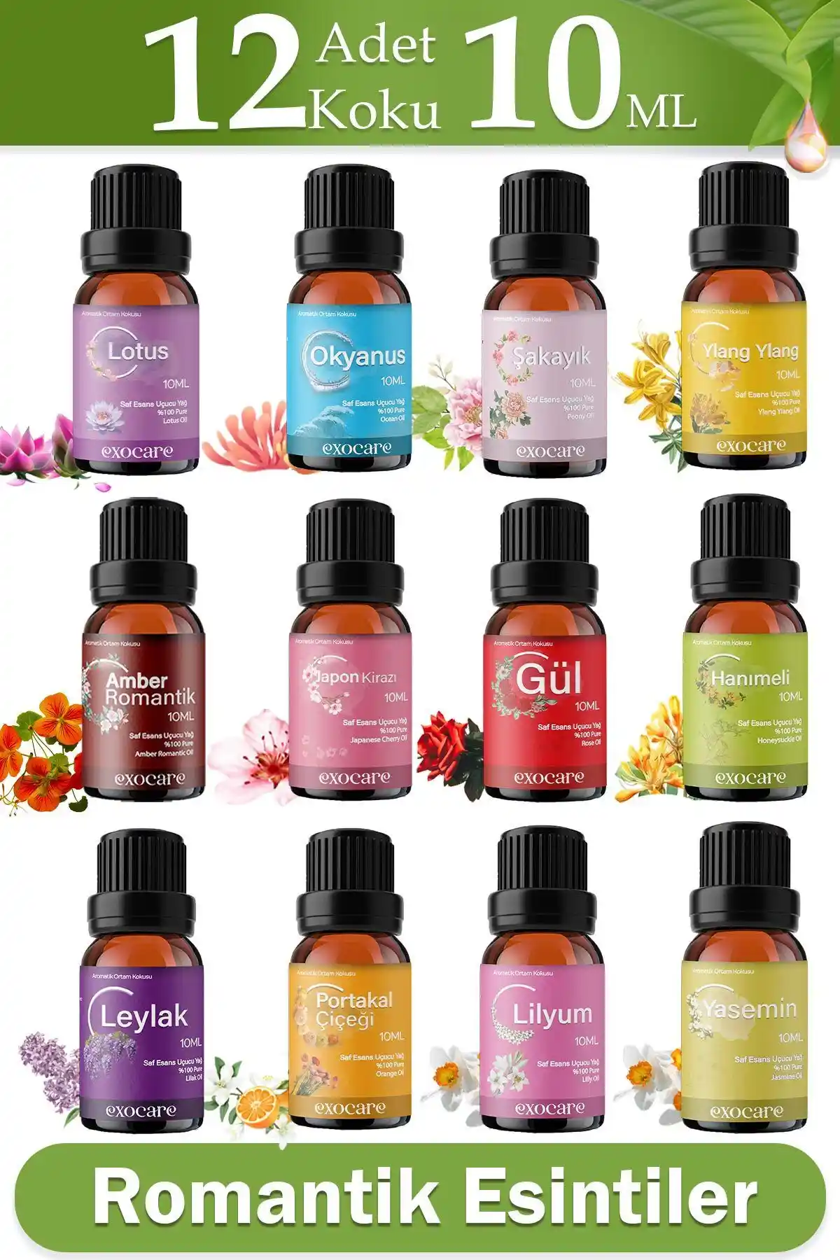 Exocare 12'li Set ve KDR Natural Lavanta Uçucu Yağ Karşılaştırması