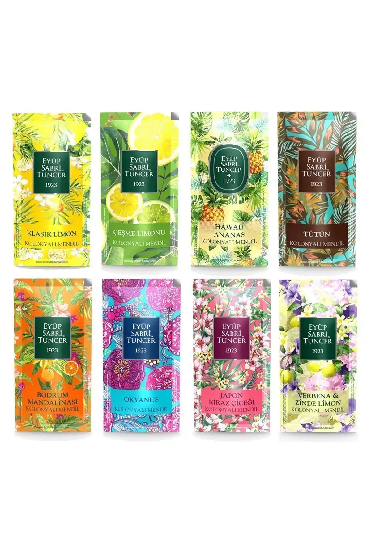 Eyüp Sabri Tuncer kolonyalı mendil karşılaştırması: farklı modeller ve özellikler