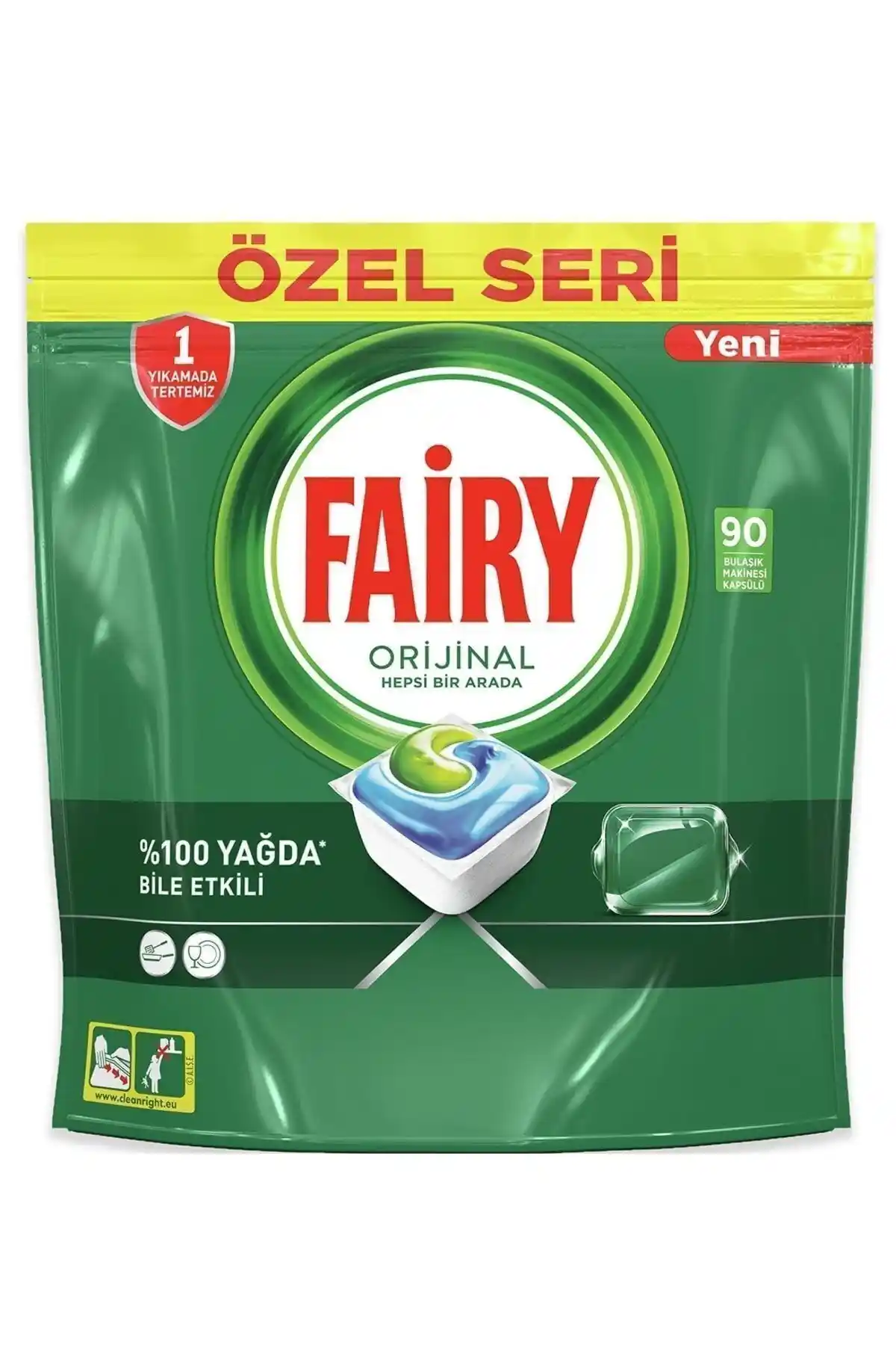 Fairy Hepsi Bir Arada Kapsülleri ile Günlük Bulaşık Temizliğinde Yüksek Performans Sağlayın