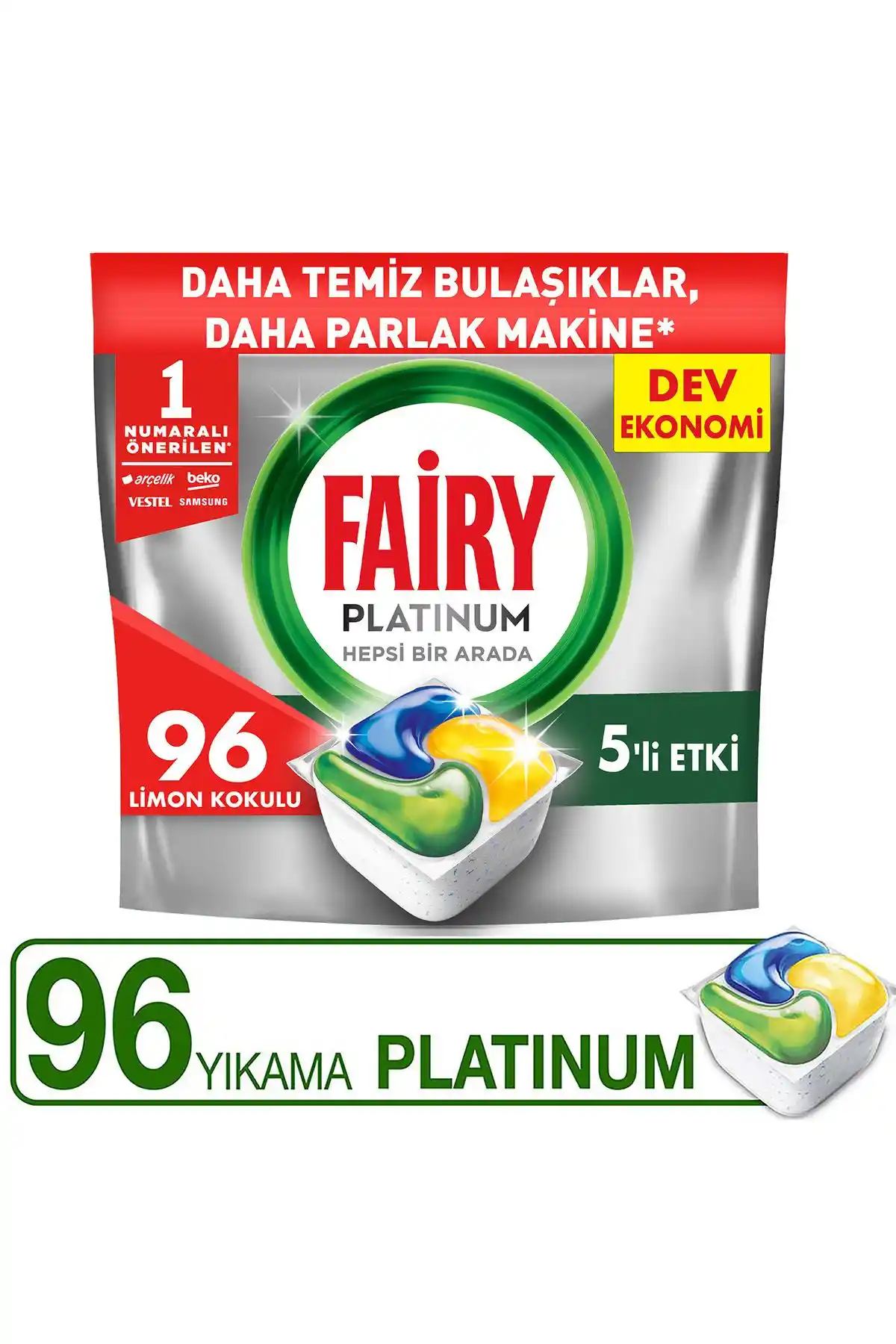 Fairy Platinum Bulaşık Makinesi Deterjanı Kapsülü ve Tableti Karşılaştırması