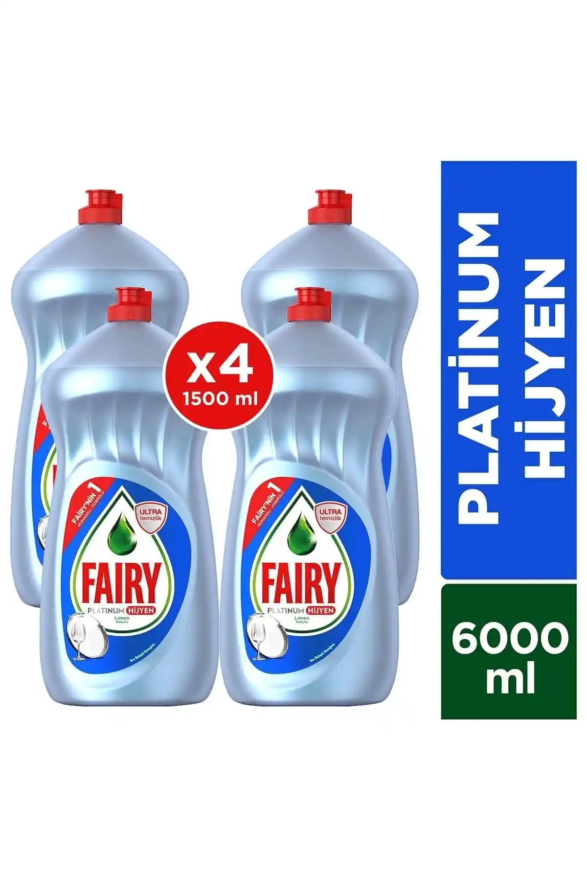 Fairy Platinum Hijyen 6000 ml: Güçlü Temizlik ve Hijyen Sağlayan Bulaşık Deterjanı