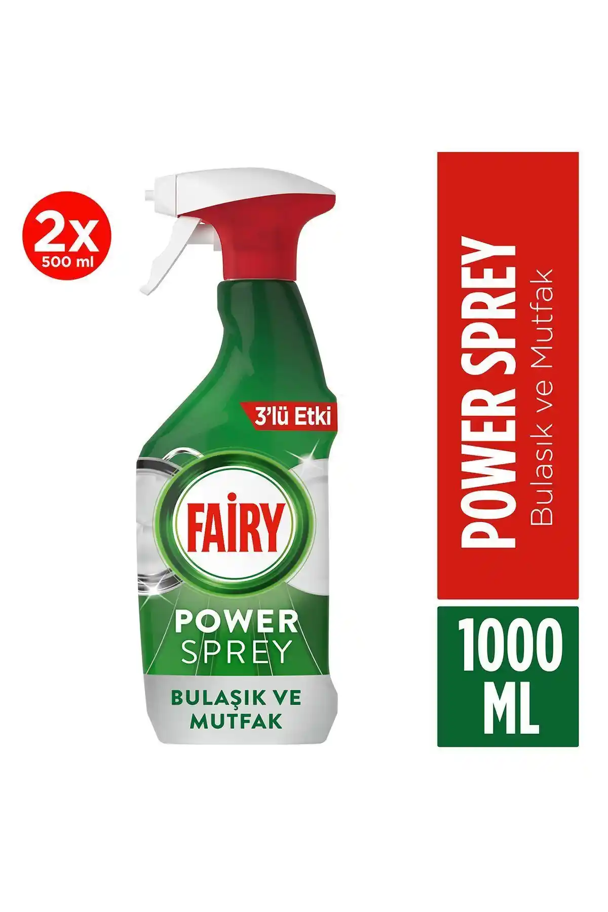 Fairy Power Sprey ile Günlük Mutfak Temizliğinde Yüksek Performans ve Kolaylık