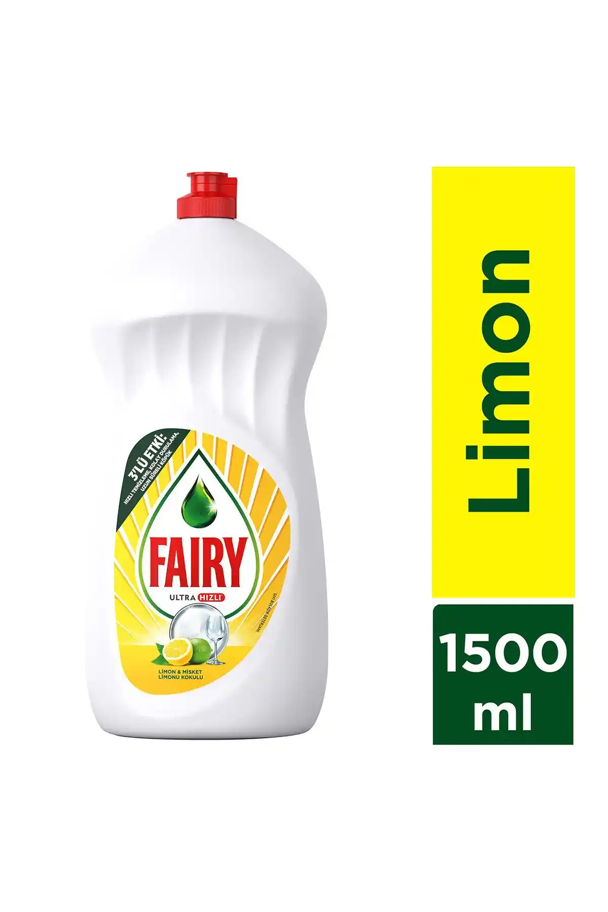 Fairy Temiz & Ferah Sıvı Bulaşık Deterjanı 1,5L ile Etkili ve Pratik Temizlik Çözümü