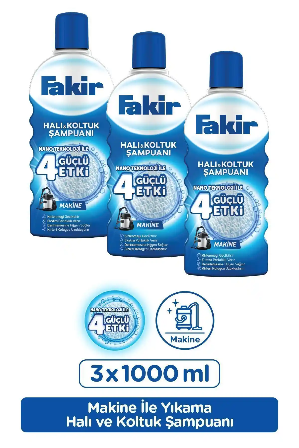 Fakir Halı ve Koltuk Şampuanları Karşılaştırması: Nano ve Makine Serileri Analizi