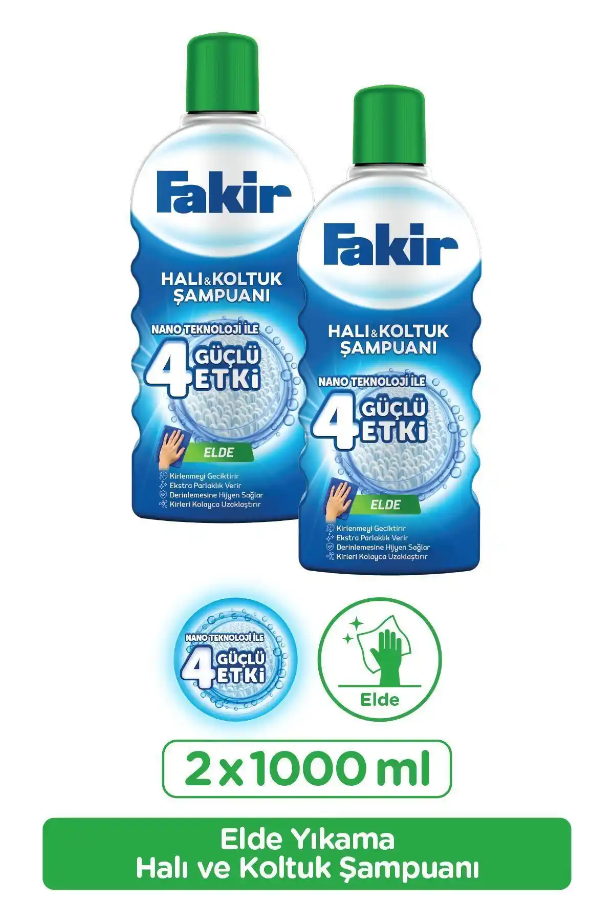 Fakir Nano Teknolojili Halı ve Koltuk Şampuanı: Yüksek Performanslı Temizlik Ürünü