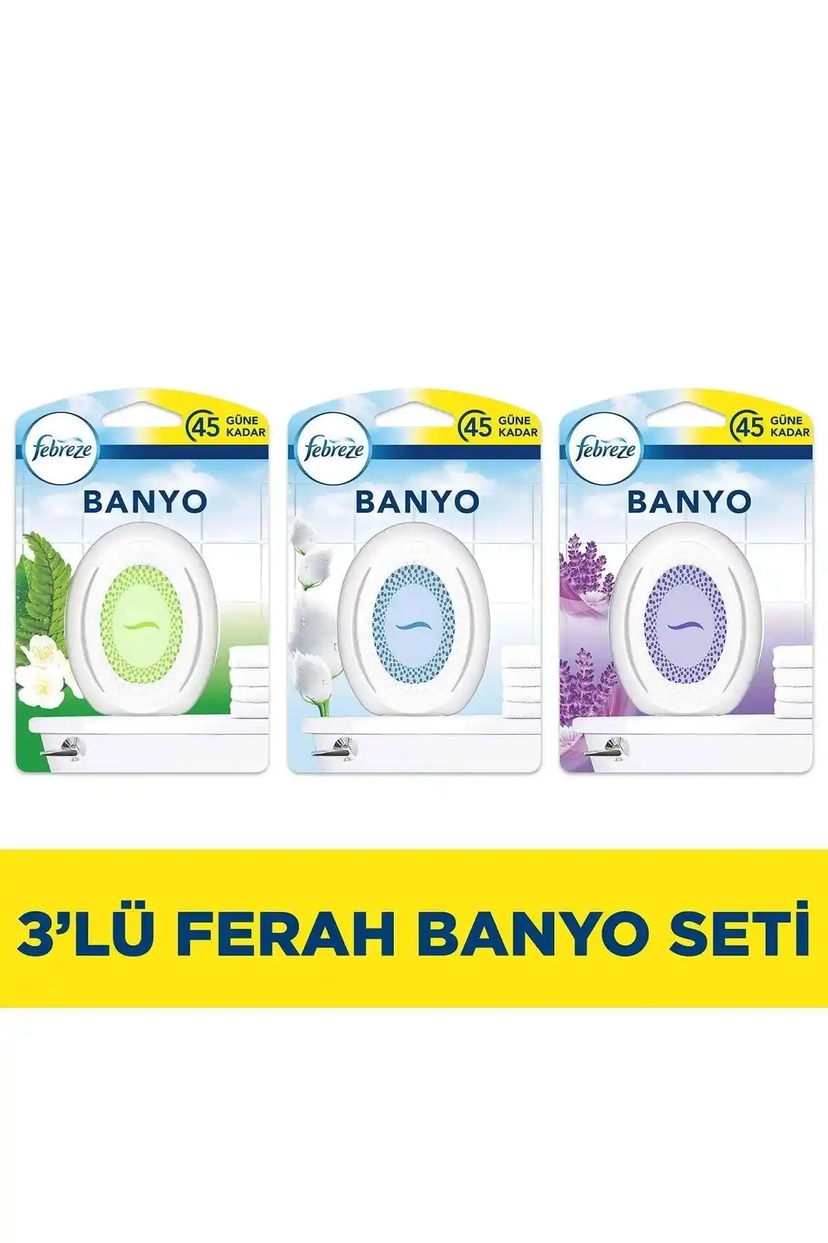 Febreze Banyo Hava Ferahlatıcı Oda Kokusu: Uzun Süre Etkili ve Kolay Kullanımlı Ferahlık Çözümü