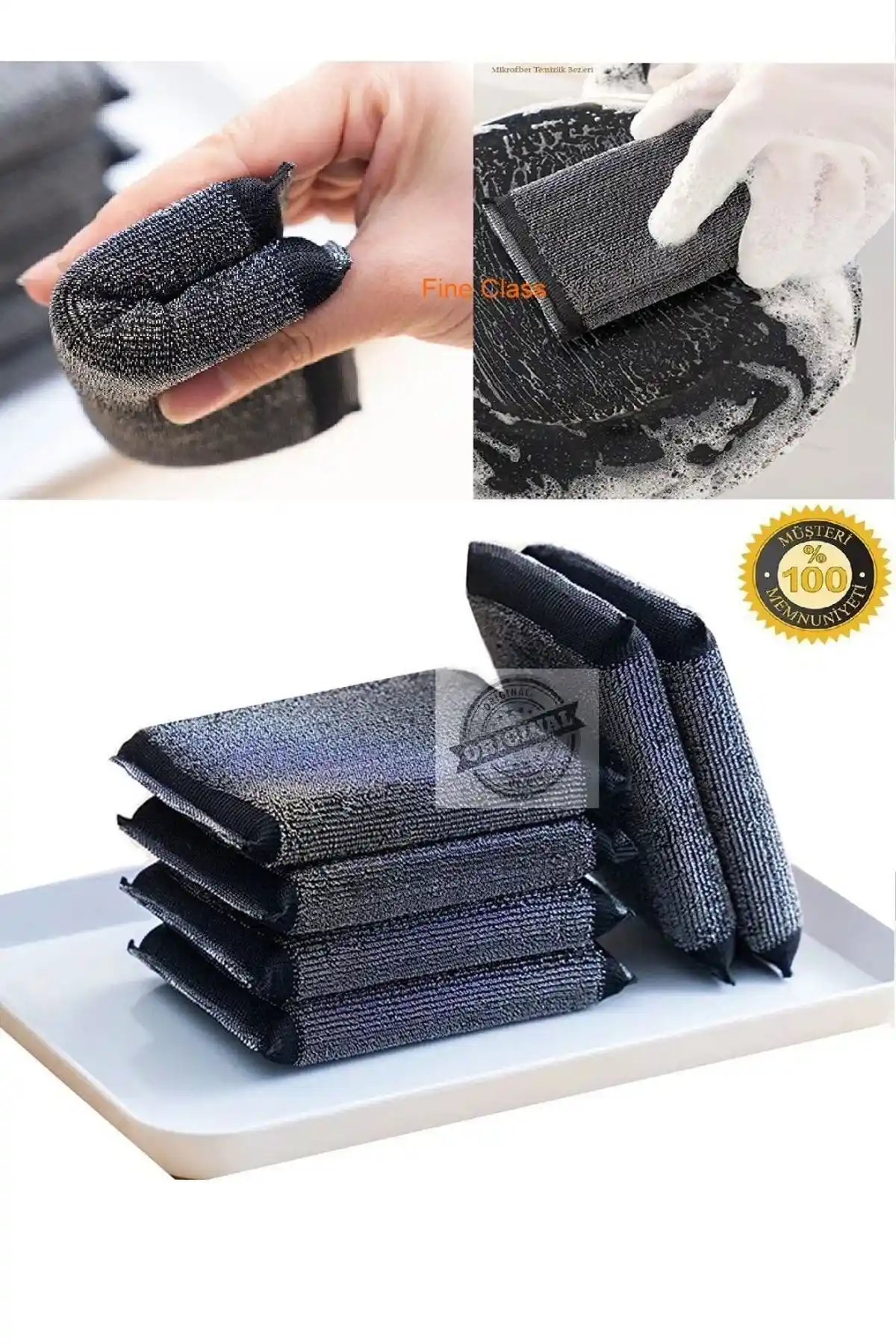 Fine Clean ve MaxClean Paslanmaz Telli Bulaşık Süngerleri Karşılaştırması