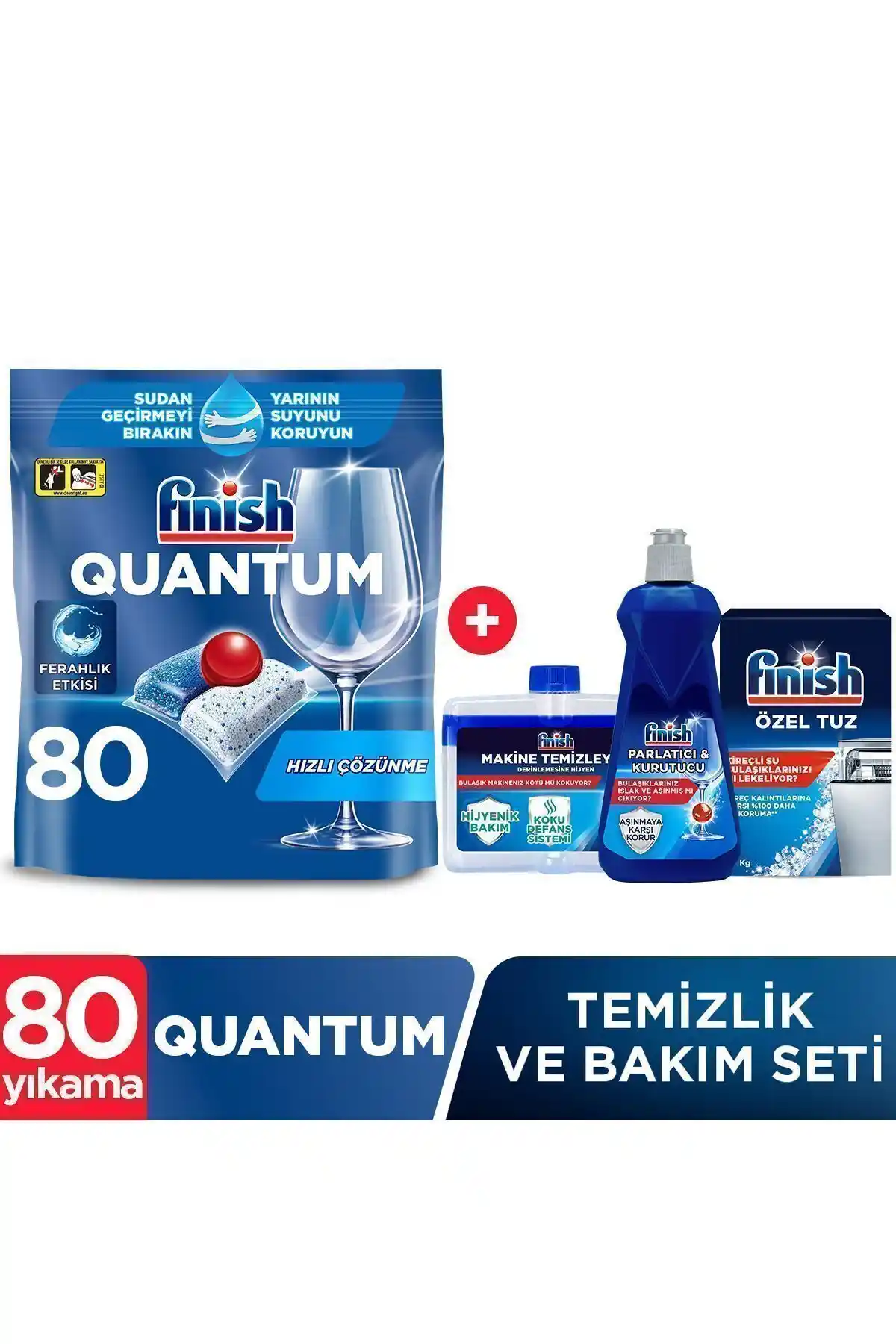 Finish Quantum 80 Kapsül ve Infinity Shine Bulaşık Deterjanlarının Karşılaştırması
