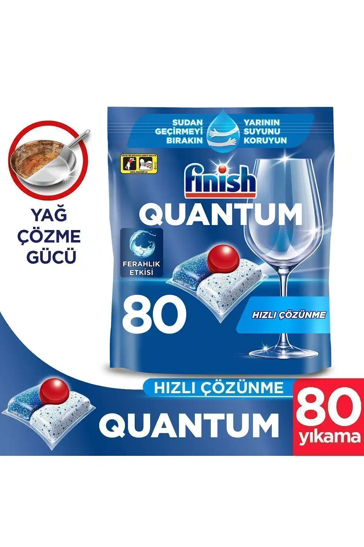 Finish Quantum 80 Tablet ve Hepsi Bir Arada Kapsül Temizlik Ürünlerinin Karşılaştırması