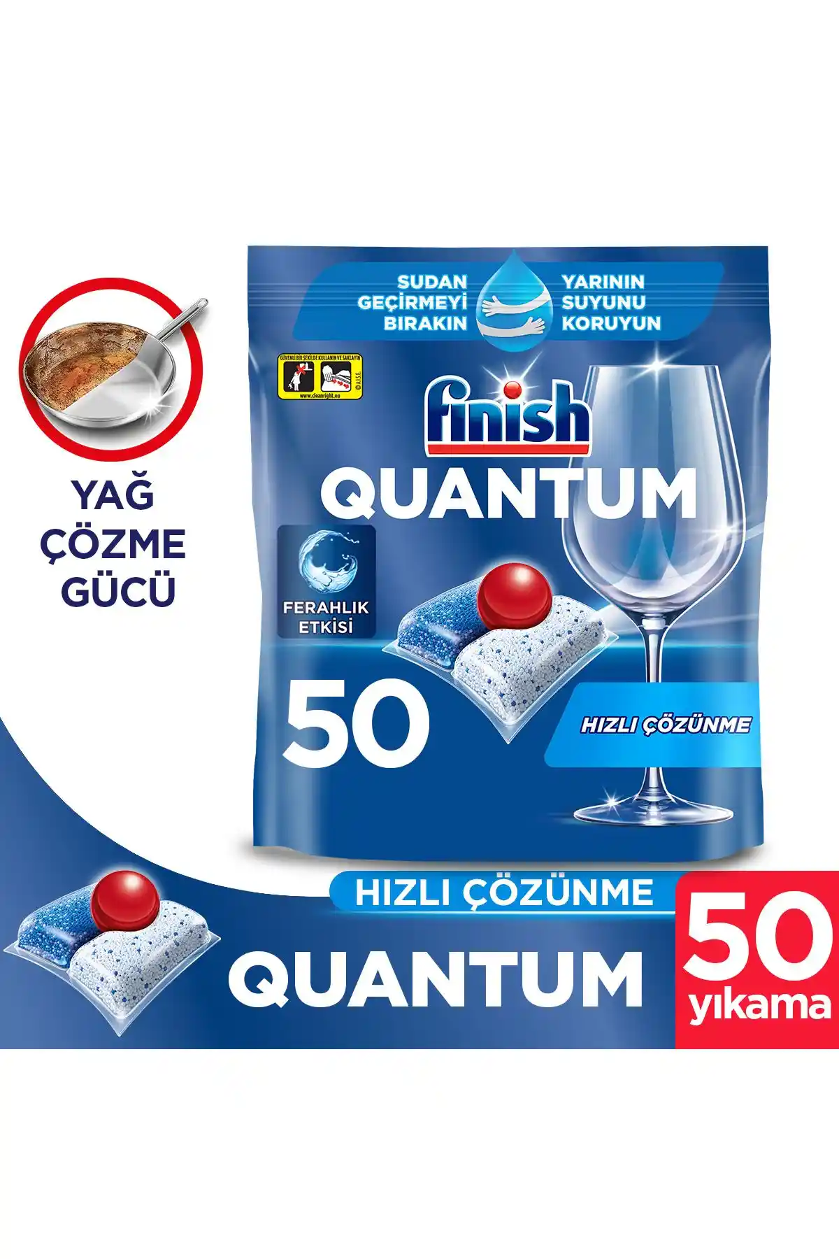 Finish Quantum Hepsi Bir Arada ve Infinity Shine Deterjanlarının Karşılaştırması