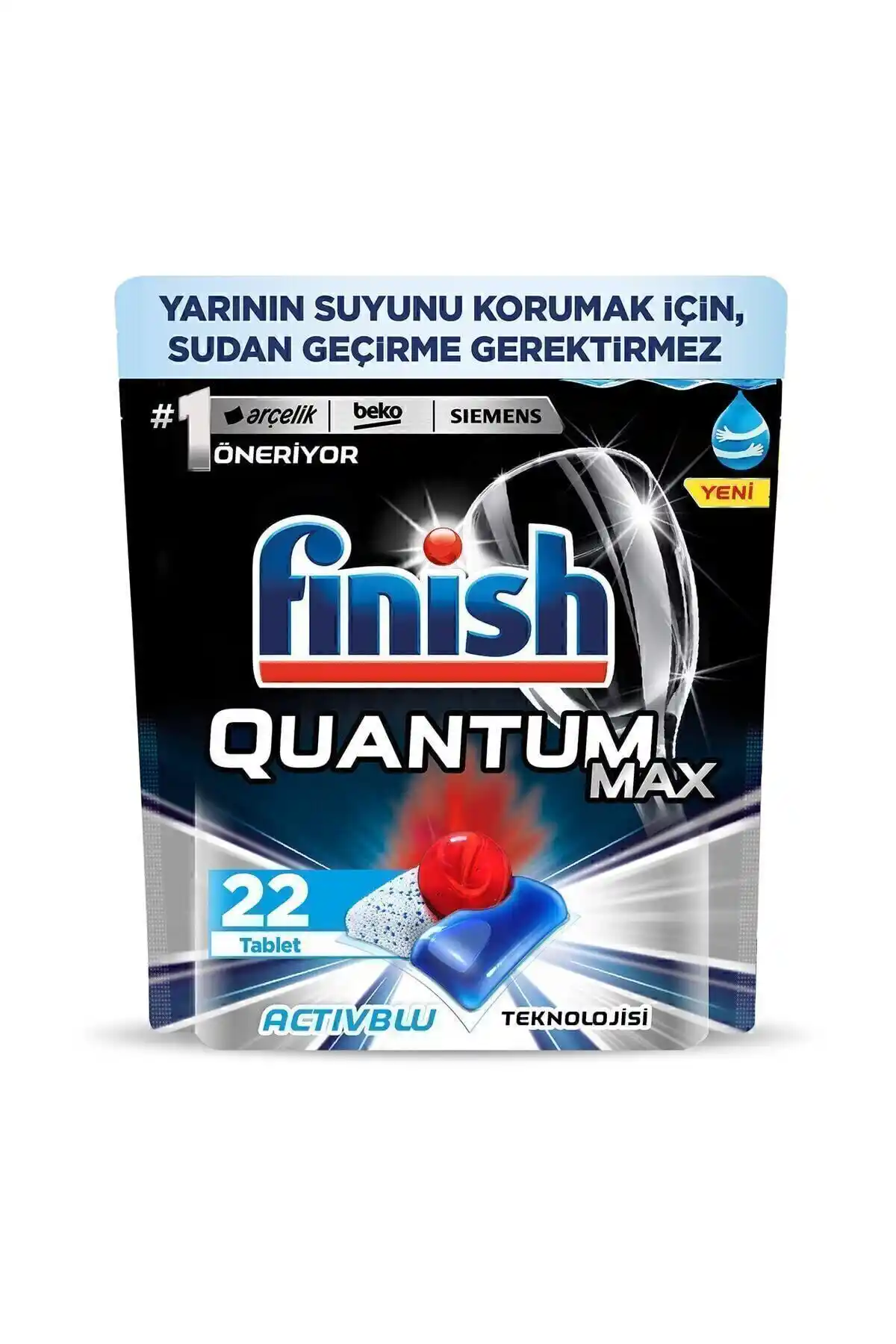 Finish Quantum Max 22 Tablet ile Güçlü ve Pratik Bulaşık Temizliği Çözümü