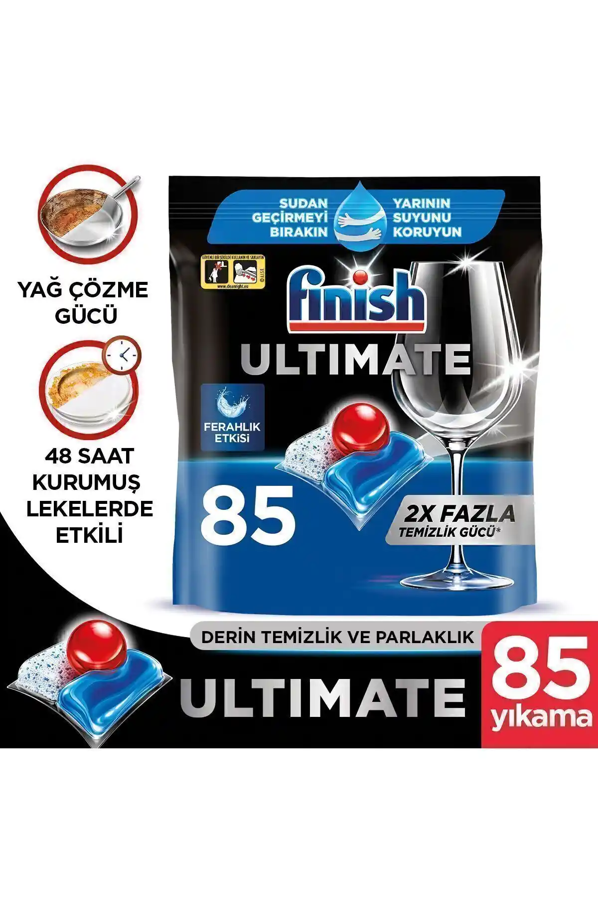 Finish Quantum Ultimate Hepsi Bir Arada Bulaşık Makinesi Deterjanı Performans ve Teknoloji Özellikleri