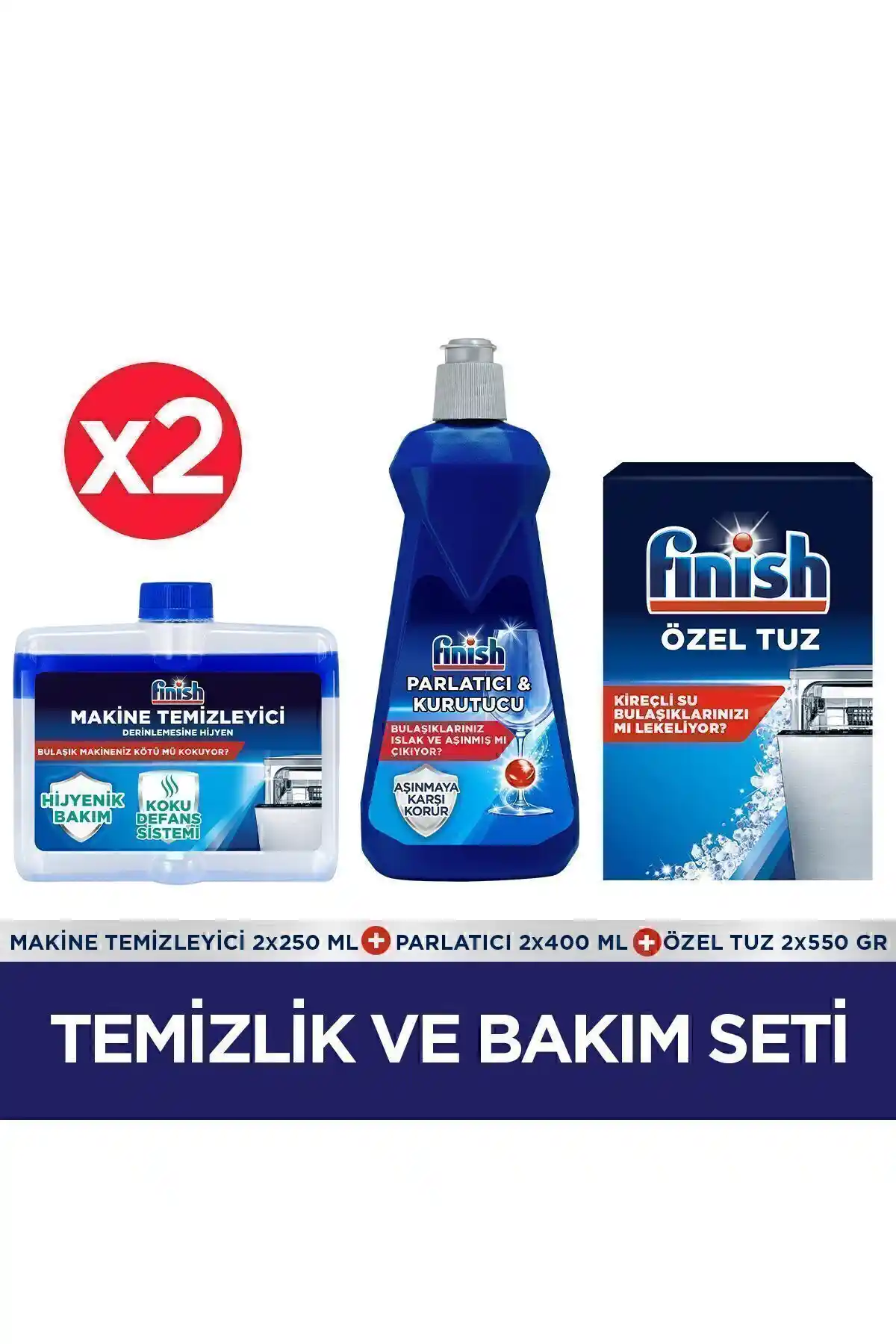 Finish Temizlik ve Bakım Seti ile Evde Mükemmel Temizlik ve Parlaklık Sağlayın