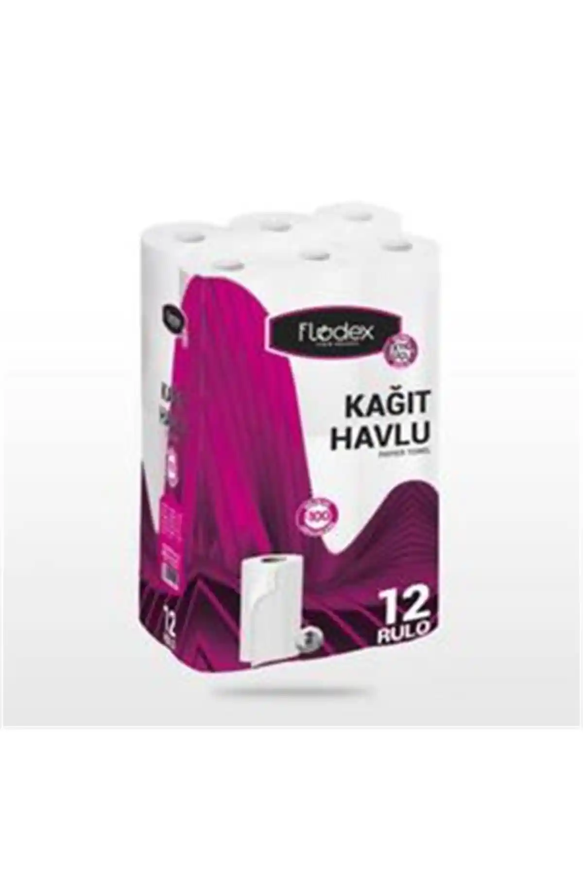 FLODEX Kağıt Havlu 2 Katlı 12'li Paket Modern ve Ekonomik Temizlik Çözümü
