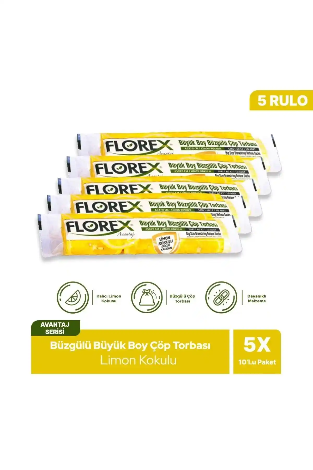 Florex Avantaj Seri Limon Kokulu Büyük Boy Çöp Poşeti İncelemesi ve Kullanım Avantajları