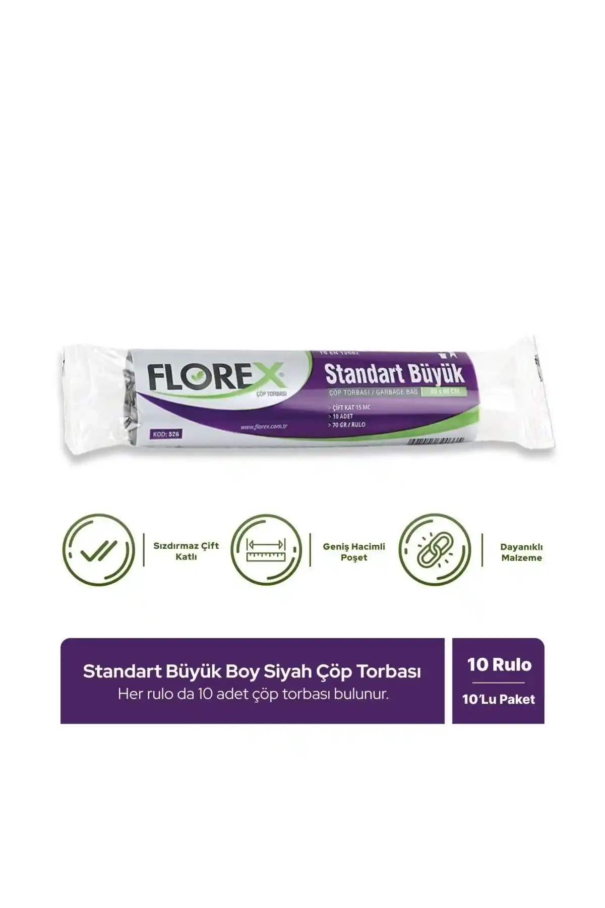 Florex Büyük Boy Siyah Çöp Poşeti: Ekonomik ve Pratik Çözüm İdeal Kullanım ve Dayanıklılık Durumu