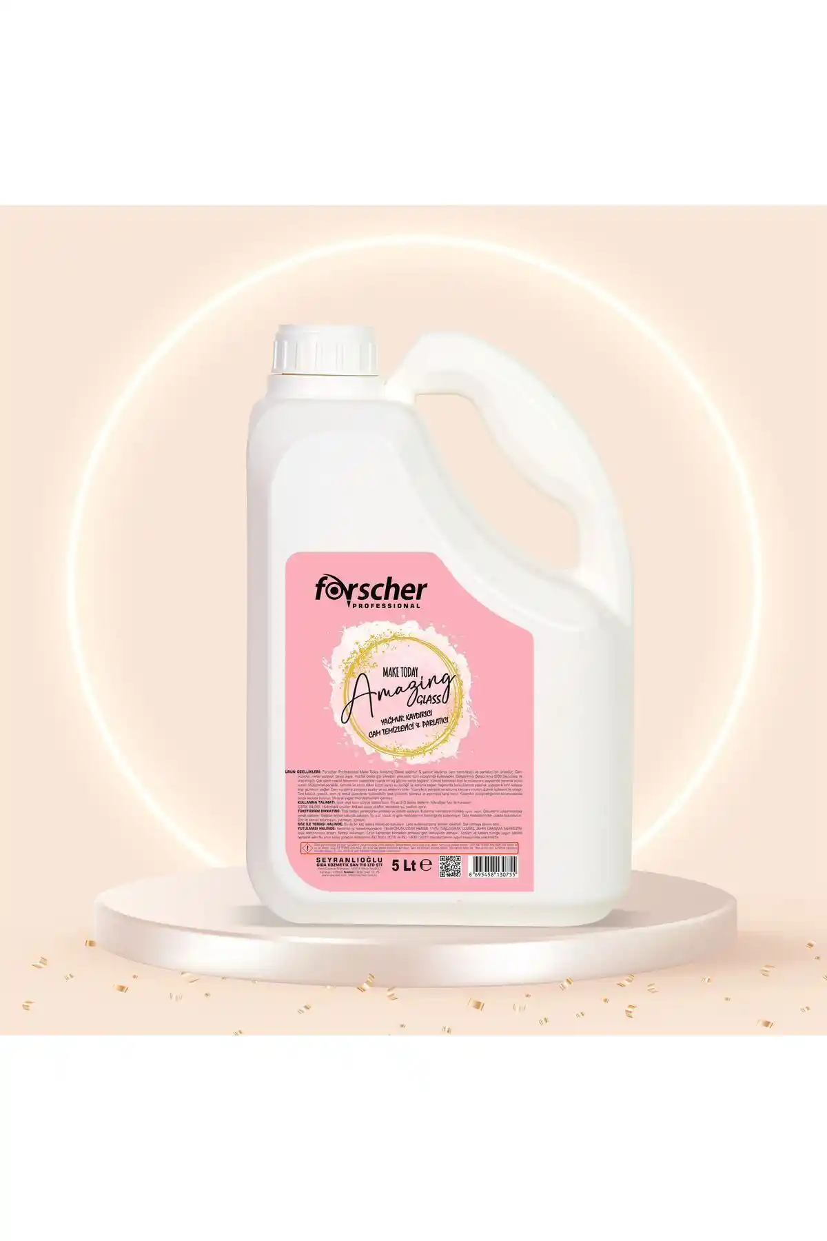 Forscher 5 Litre Cam Temizleyici ve Parlatıcı Yüzey Koruma ve Parlaklık Sağlar