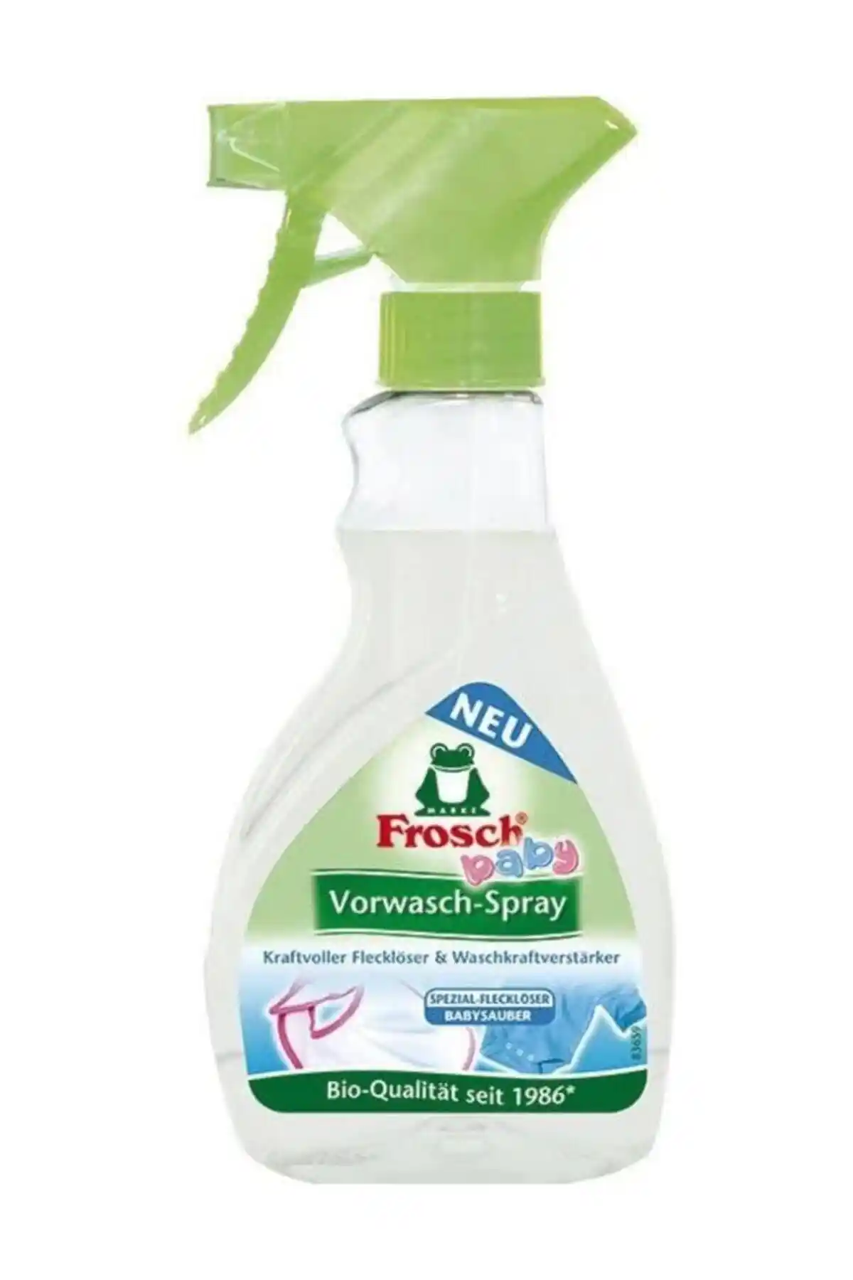 Frosch Bebek Ön Yıkama Leke Çıkarıcı Sprey: Doğa Dostu ve Etkili Bebek Temizliği Çözümü