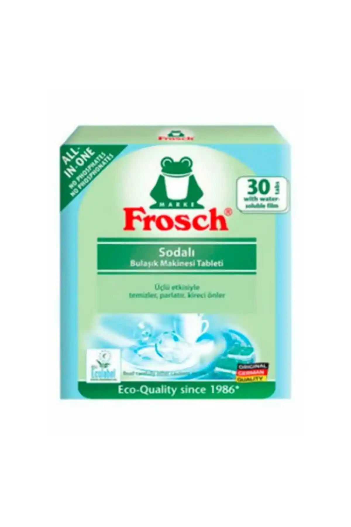 Frosch Sodalı Fosfatsız Bulaşık Makinesi Tableti: Doğa Dostu ve Sağlıklı Temizlik Çözümü