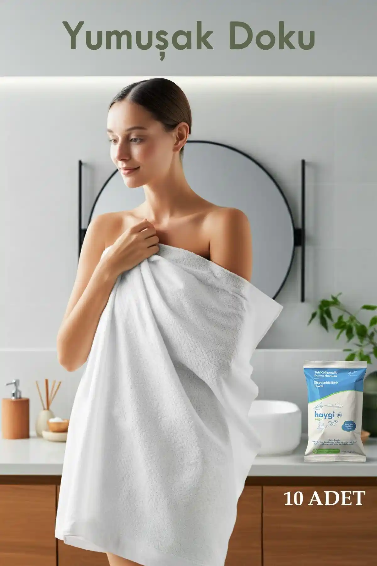 Galaksihome Tek Kullanımlık Banyo Havlusu: Hijyenik ve Pratik Çözüm İle Konforlu Kullanım