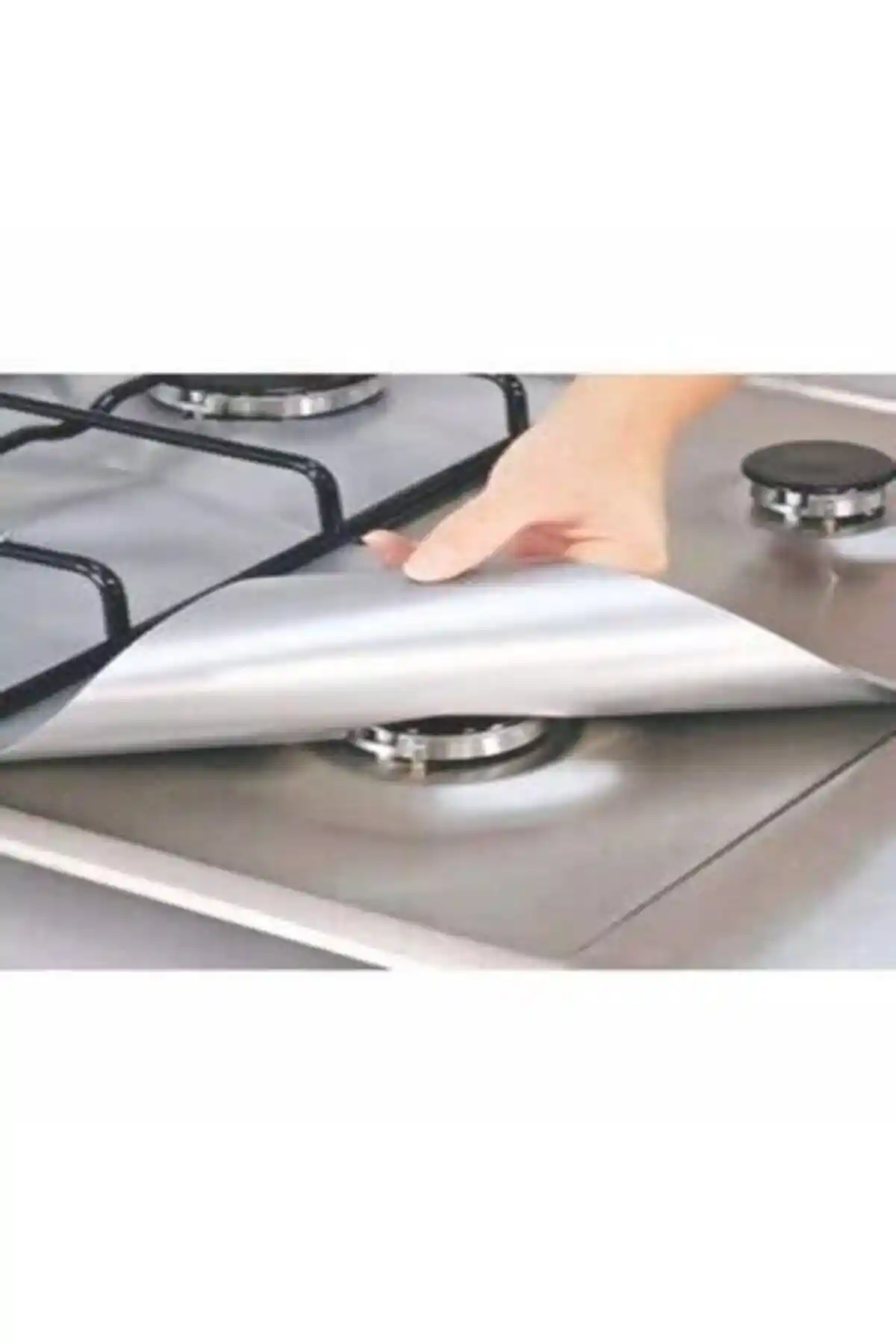 Genel Markalar Gri Yıkanabilir Ocak Koruyucu Folyo ile Mutfakta Temizlik ve Koruma Çözümü
