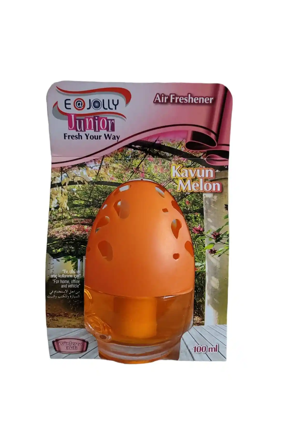 Genel Markalar Kavun Aromalı Küre-Kavanoz Koku 100 ml Otomobil ve Ev İçin